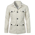 Men's Slim Fit Linen Jacket for Casual and Formal Wear