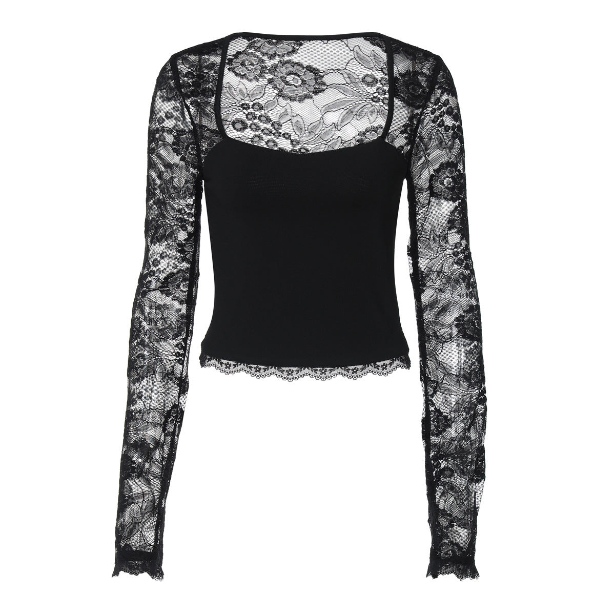 Women's Lace Crop Top