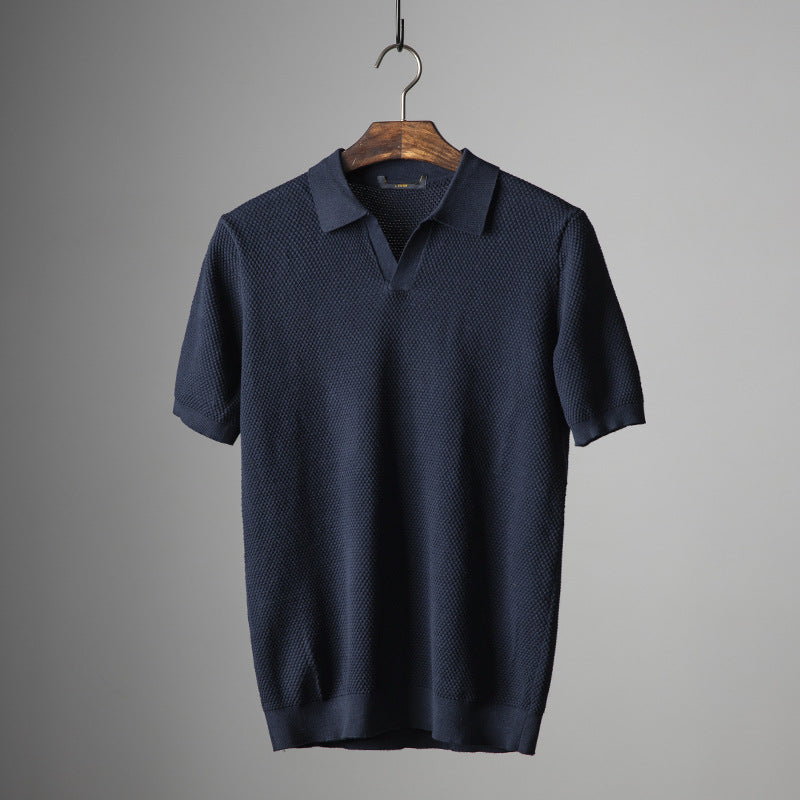 Men's Short Sleeve V-Neck Top