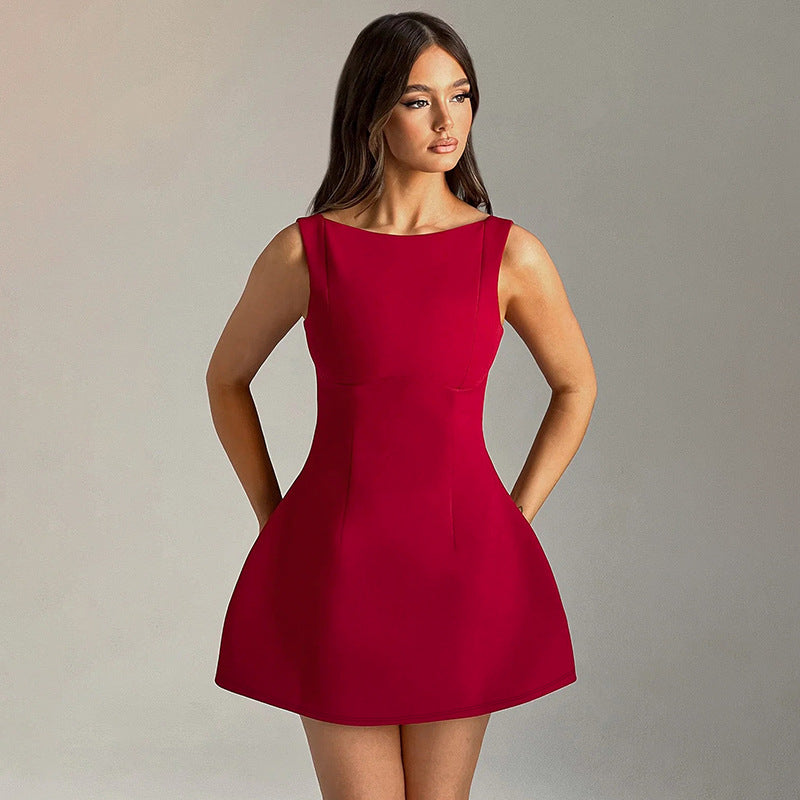 Women's Backless Summer Dress