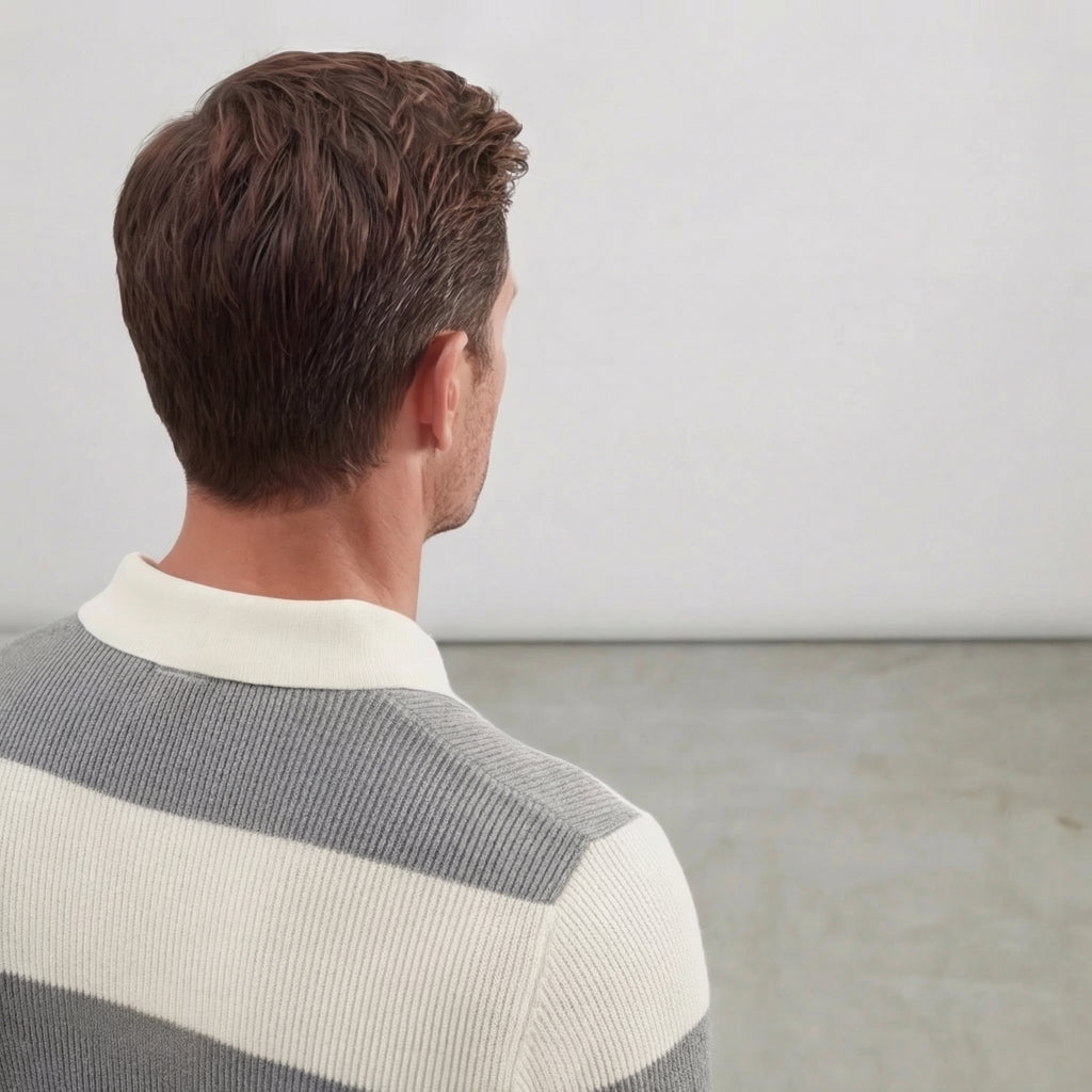 Men's Trendy Knitted Polo Shirt