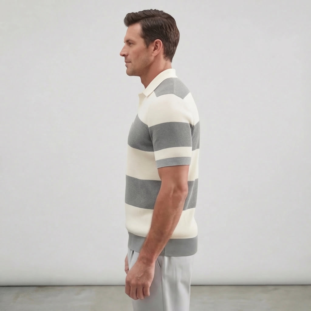 Men's Trendy Knitted Polo Shirt