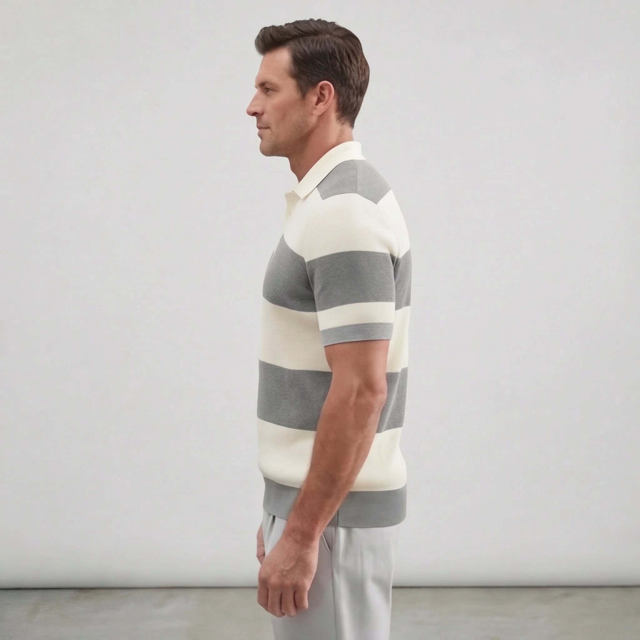 Men's Trendy Knitted Polo Shirt