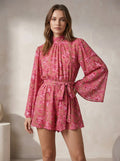 Women's Open Back Romper for Summer Casual Style