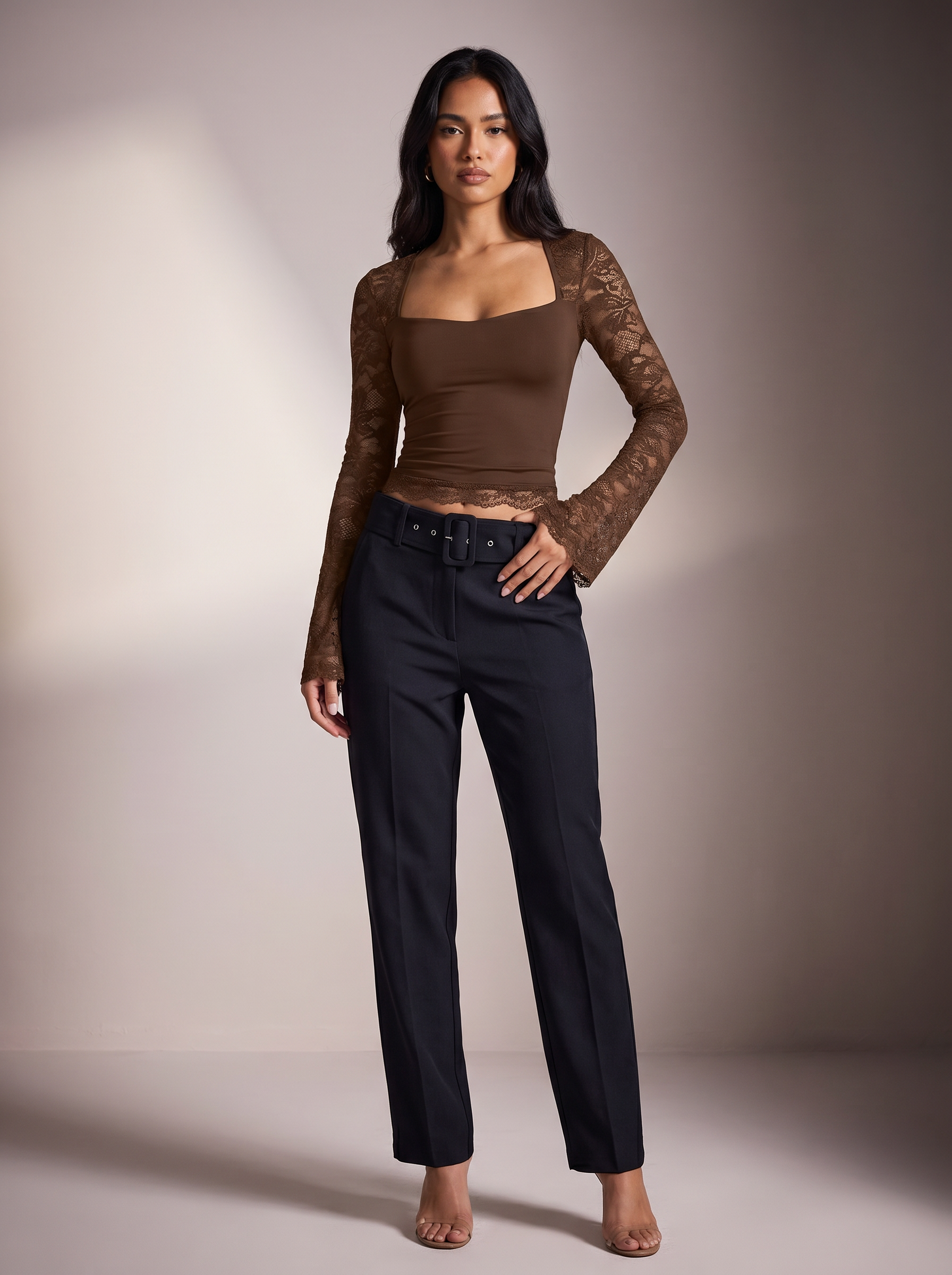 Women's Lace Crop Top