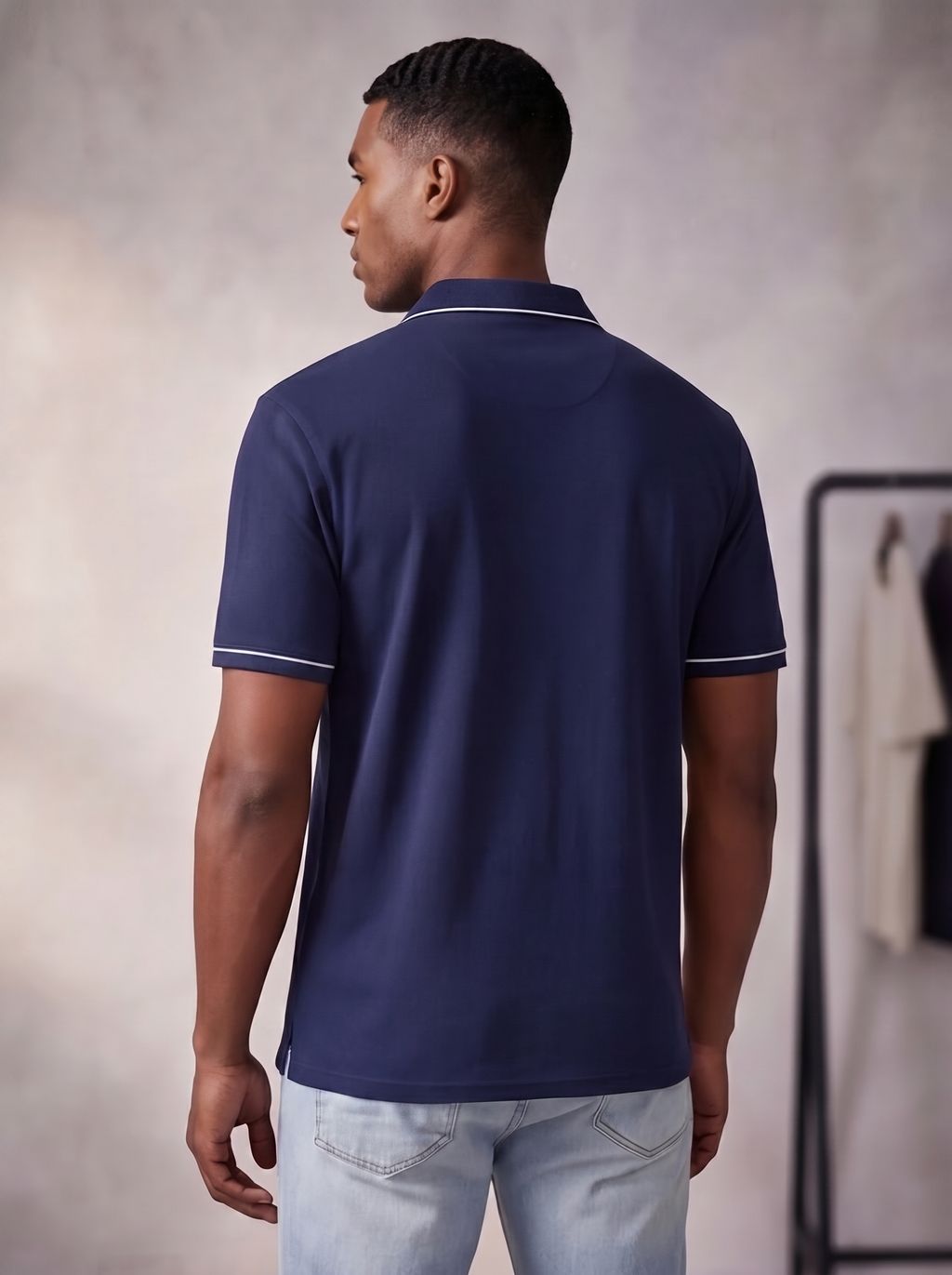 Men's Classic Polo Shirt with Chest Pocket