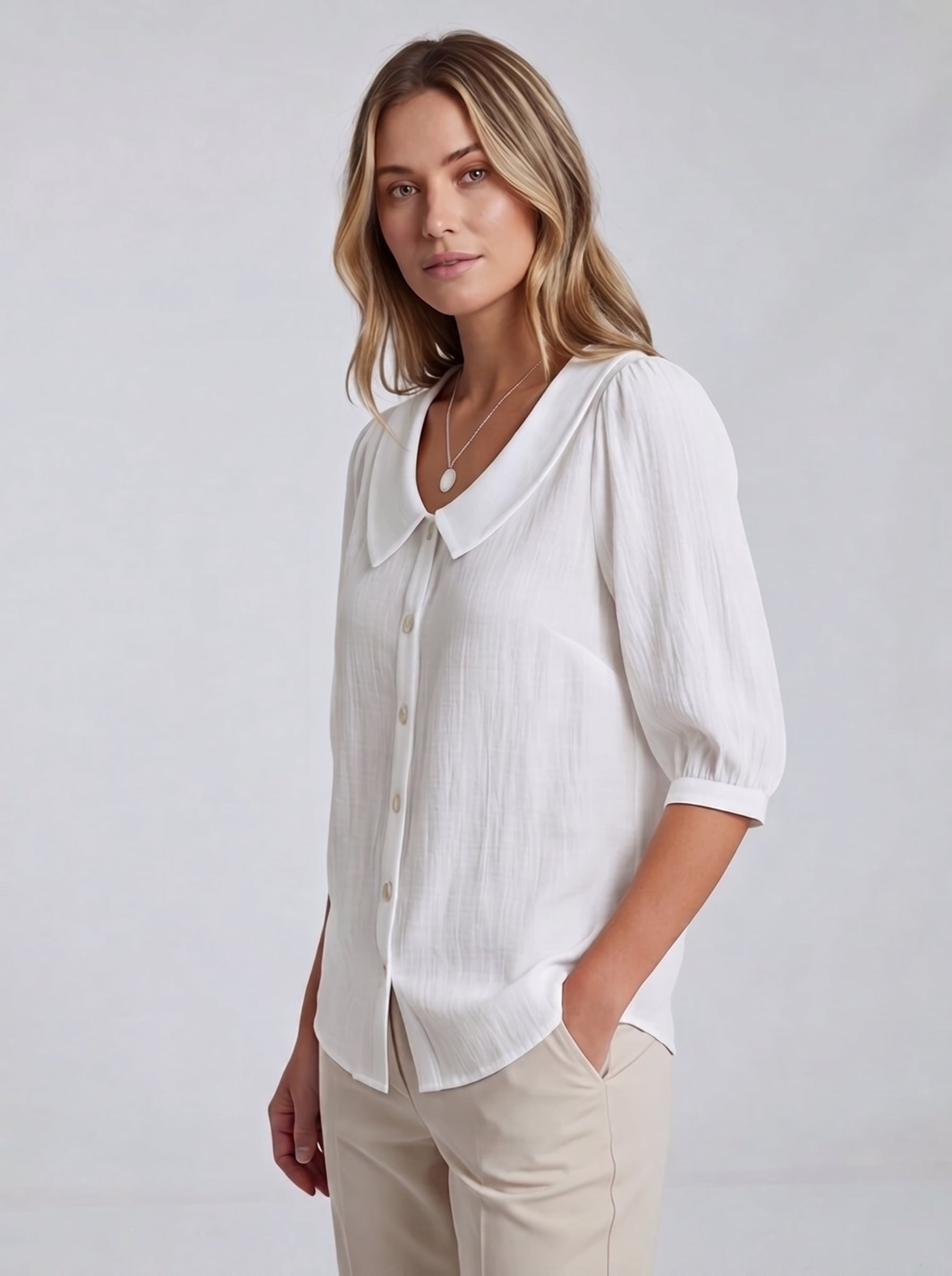 Women's Casual Loose Short Sleeve Blouse