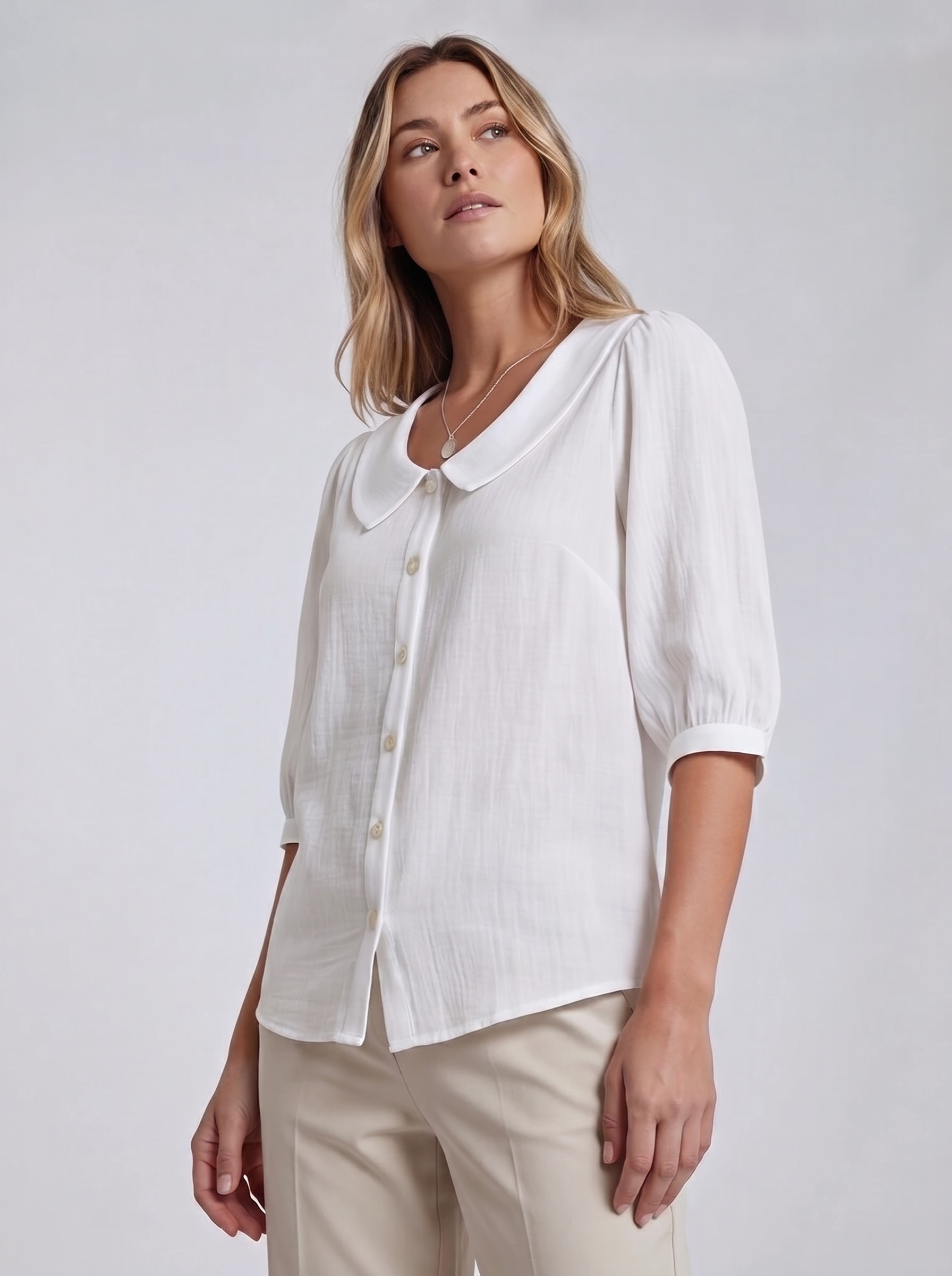 Women's Casual Loose Short Sleeve Blouse