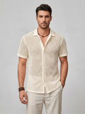 Men's Short Sleeve Mesh Shirt
