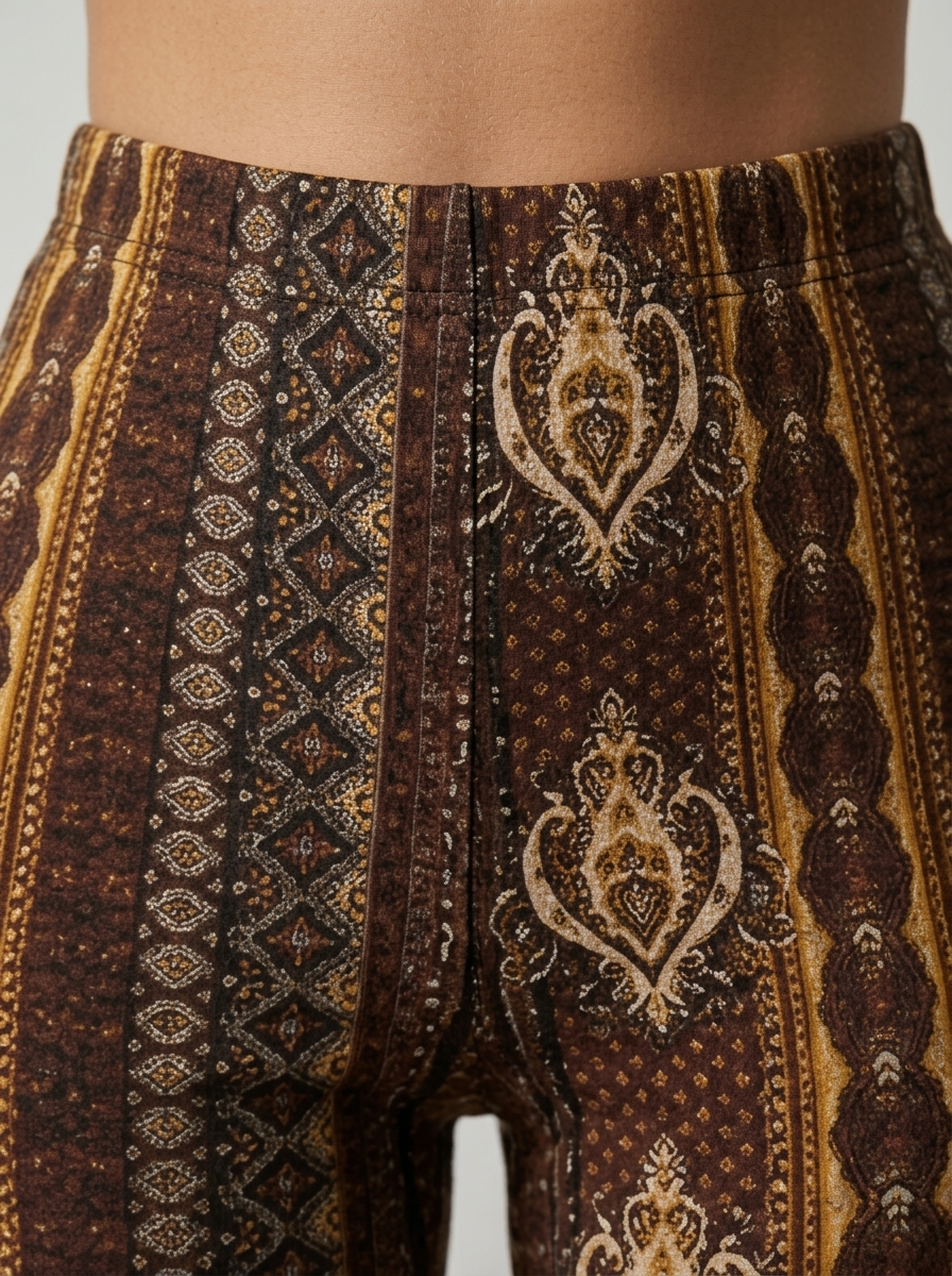 Women's Casual Slim Fit Printed Trousers