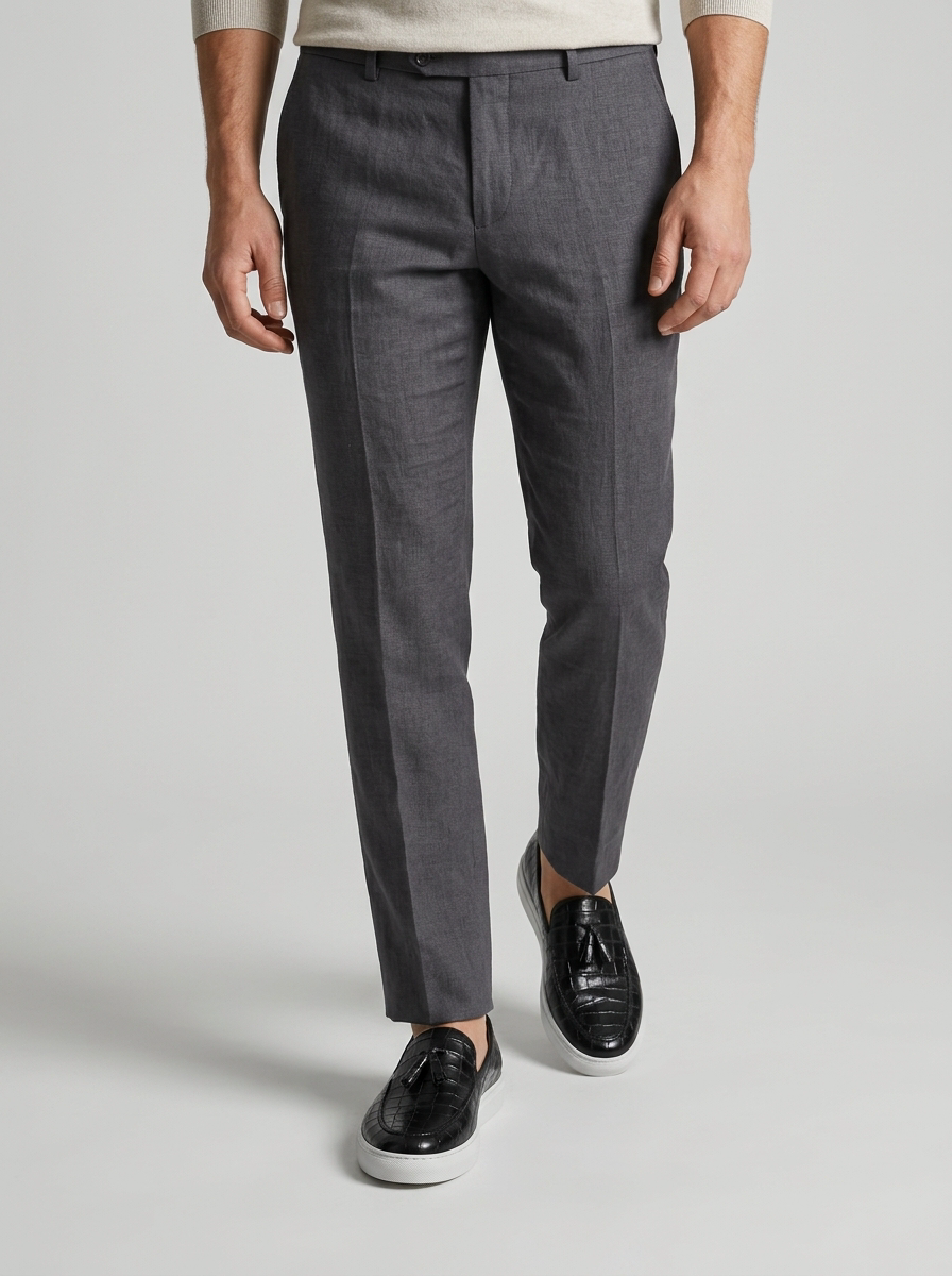 Mens Loafers with Tassel Detail and Slip On Design