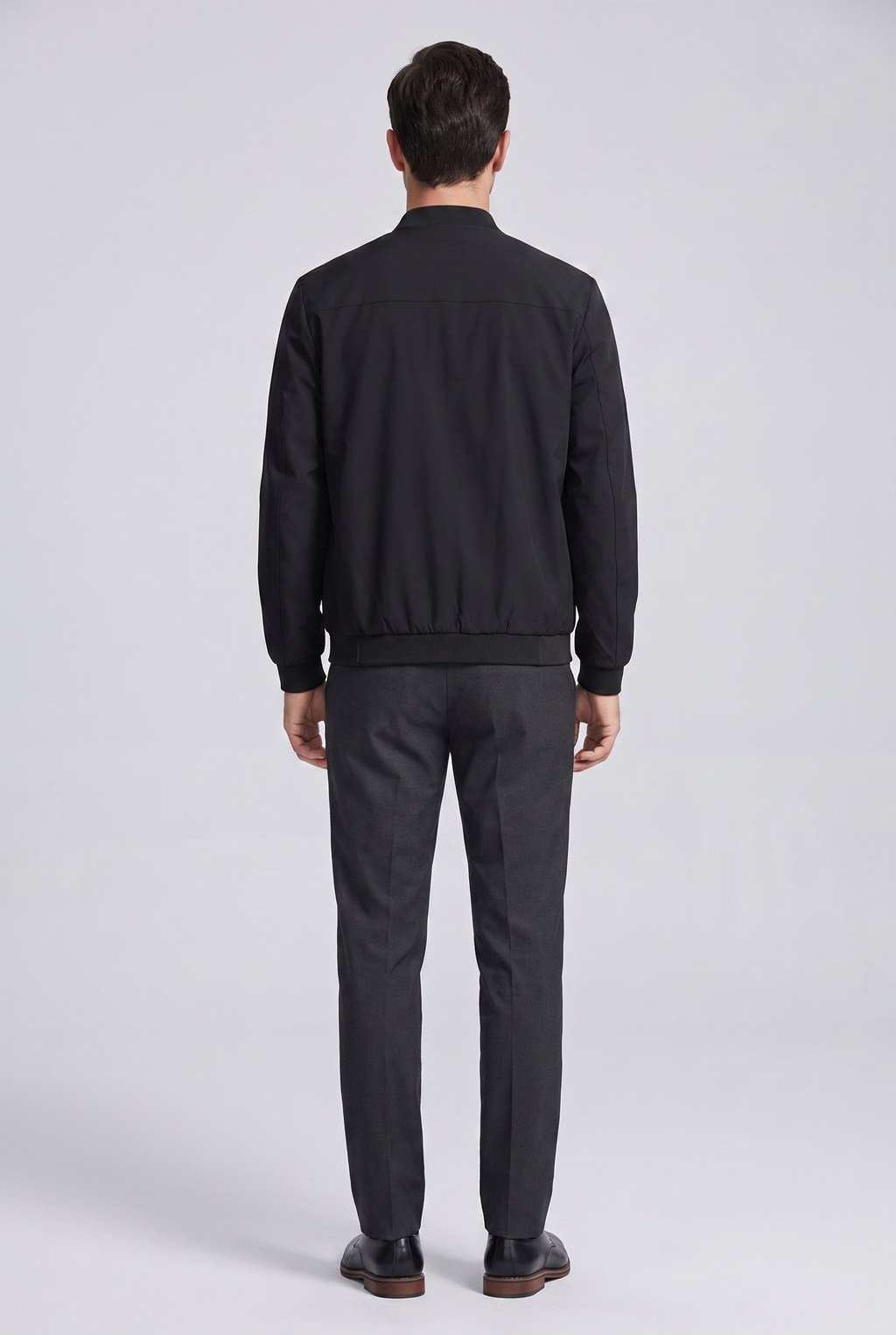 Men's Slim Fit Stand Collar Jacket