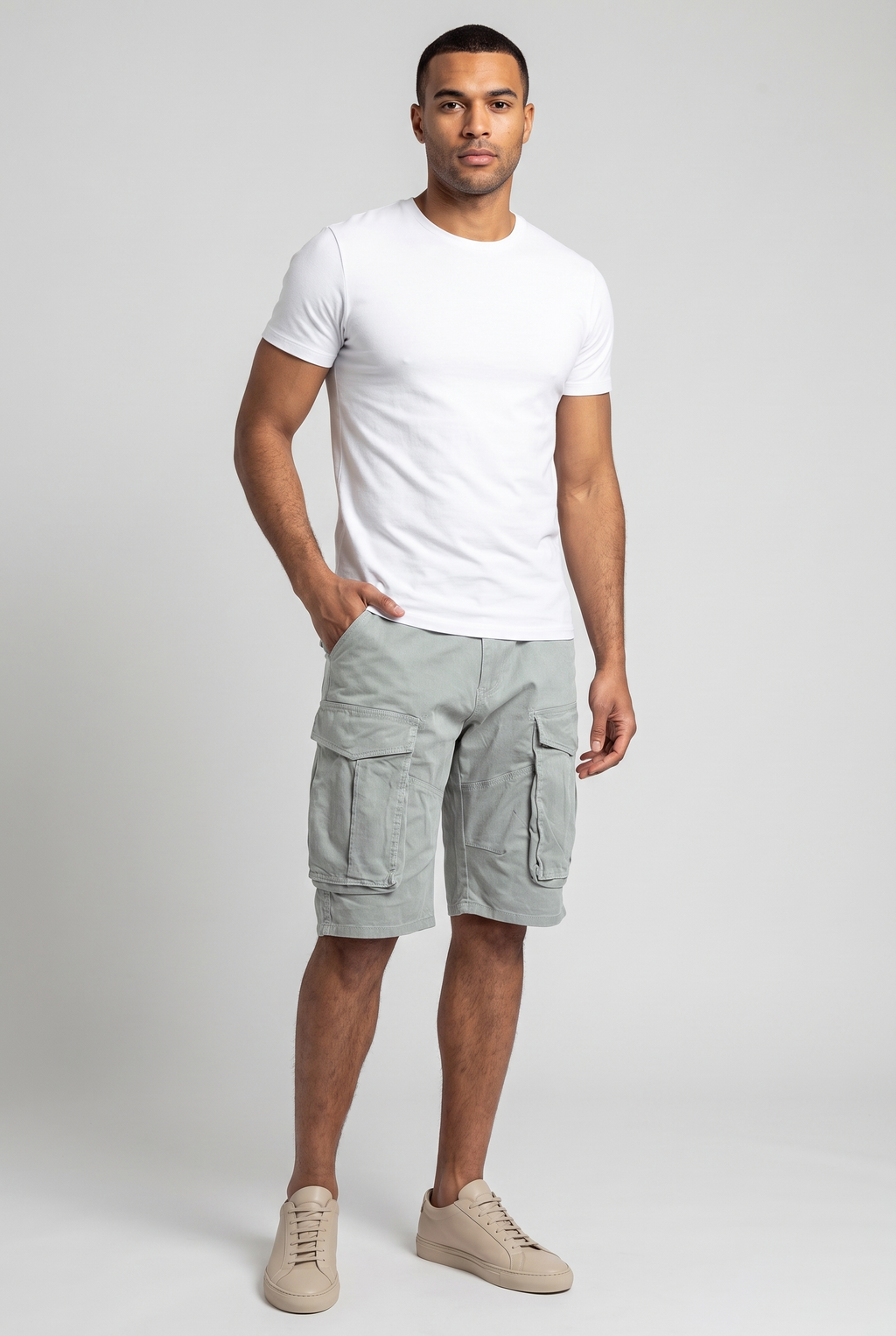 Men's Cargo Shorts - Casual Loose Fit for Outdoor Activities