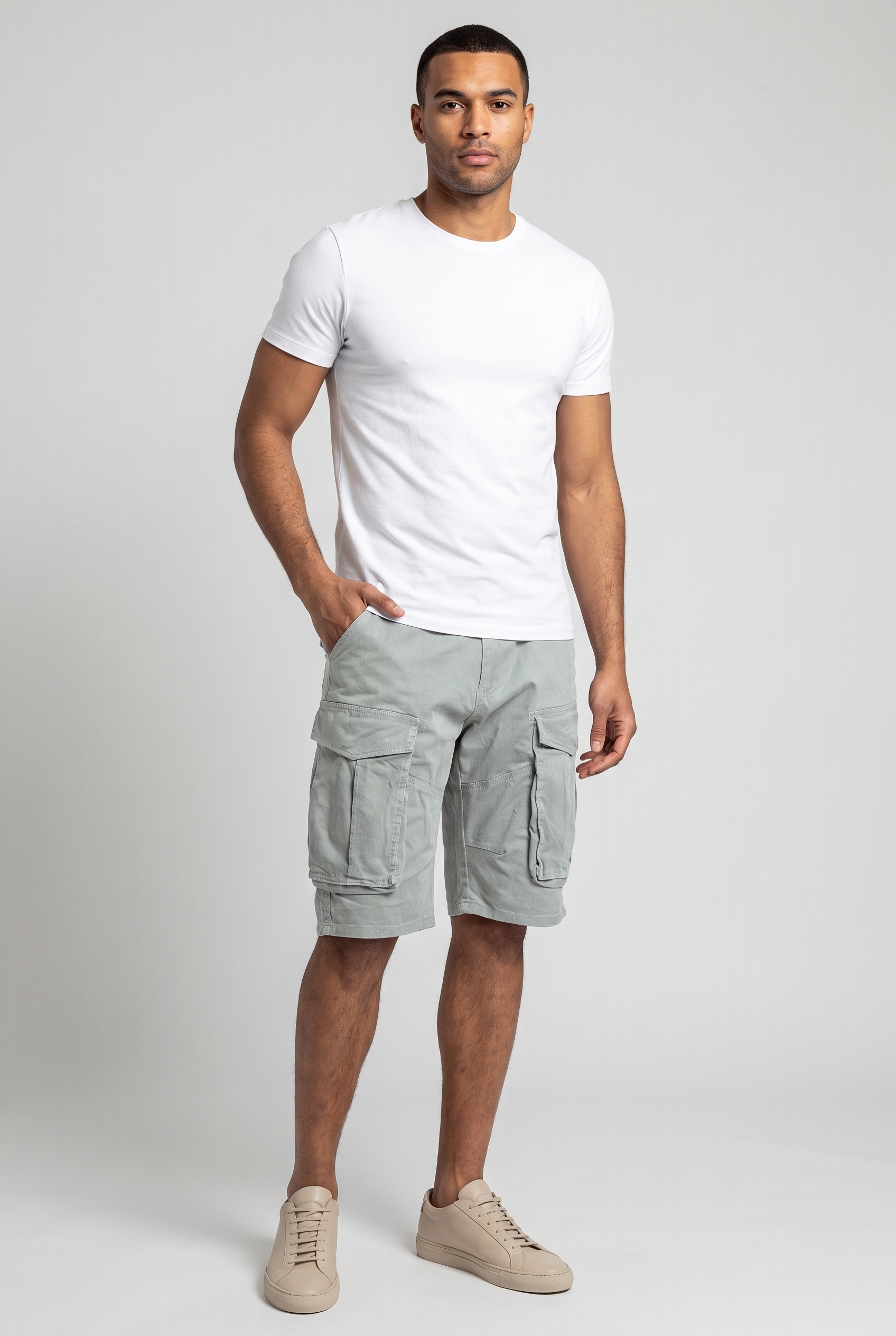 Men's Cargo Shorts - Casual Loose Fit for Outdoor Activities