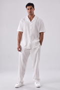 Men's Casual Commuter Shirt and Trousers Set