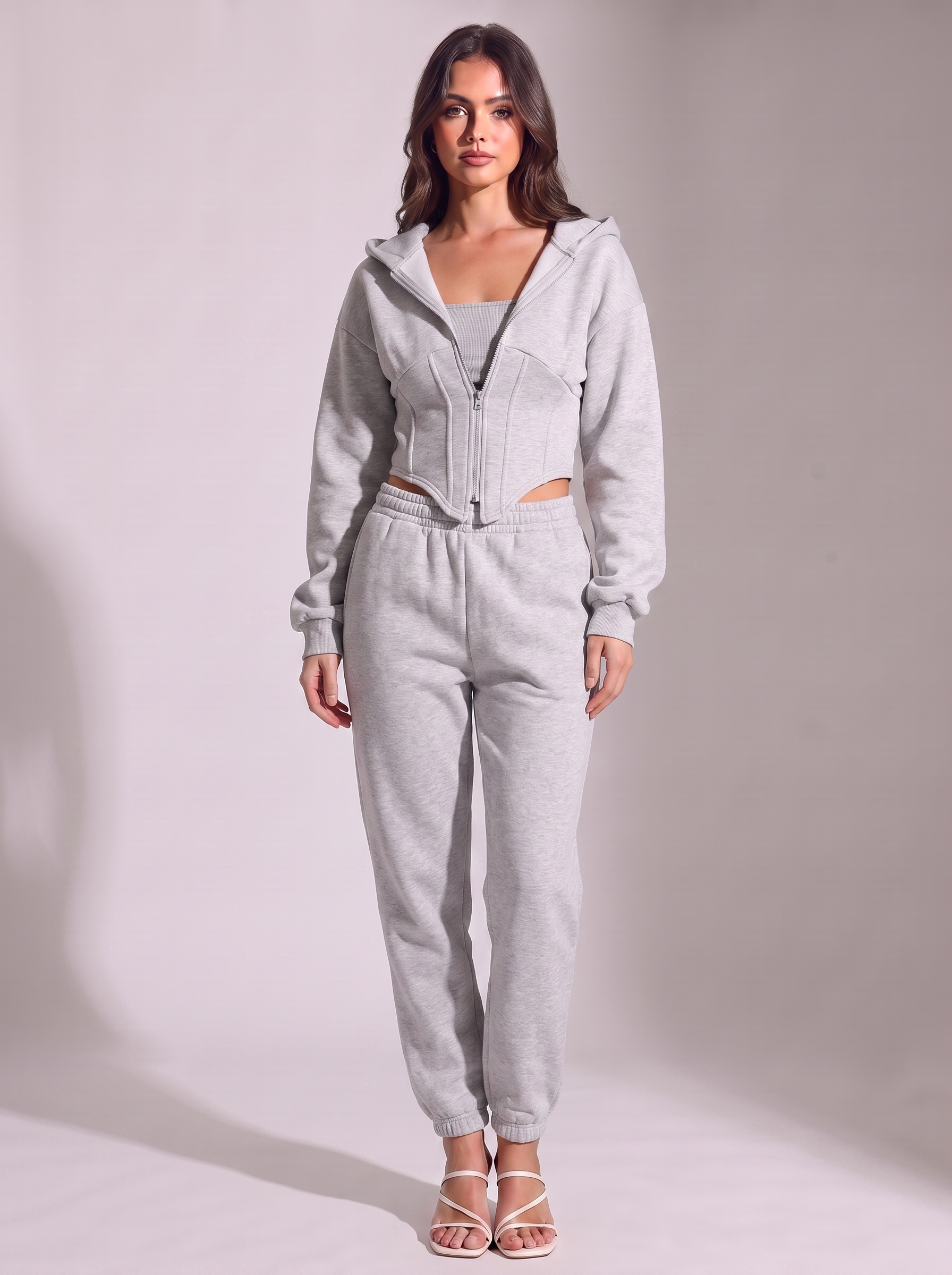 Women's Zipper Hoodie Cardigan - Slim-Fit Casual Style