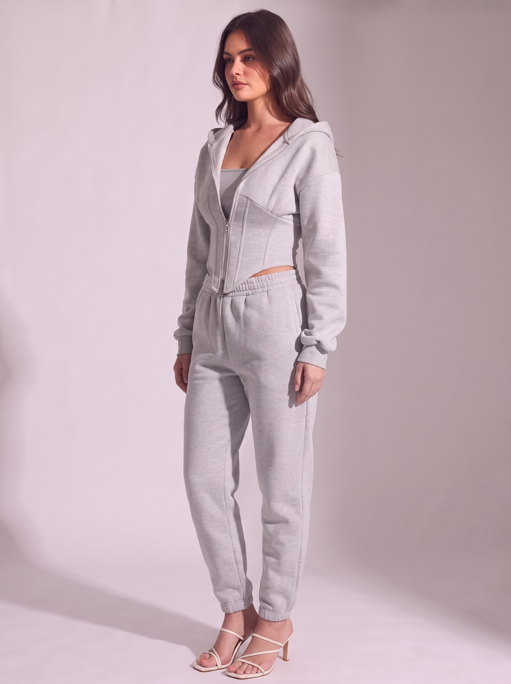 Women's Zipper Hoodie Cardigan - Slim-Fit Casual Style