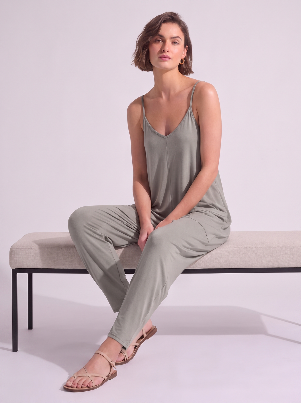 Women's Loose Jumpsuit with Pockets