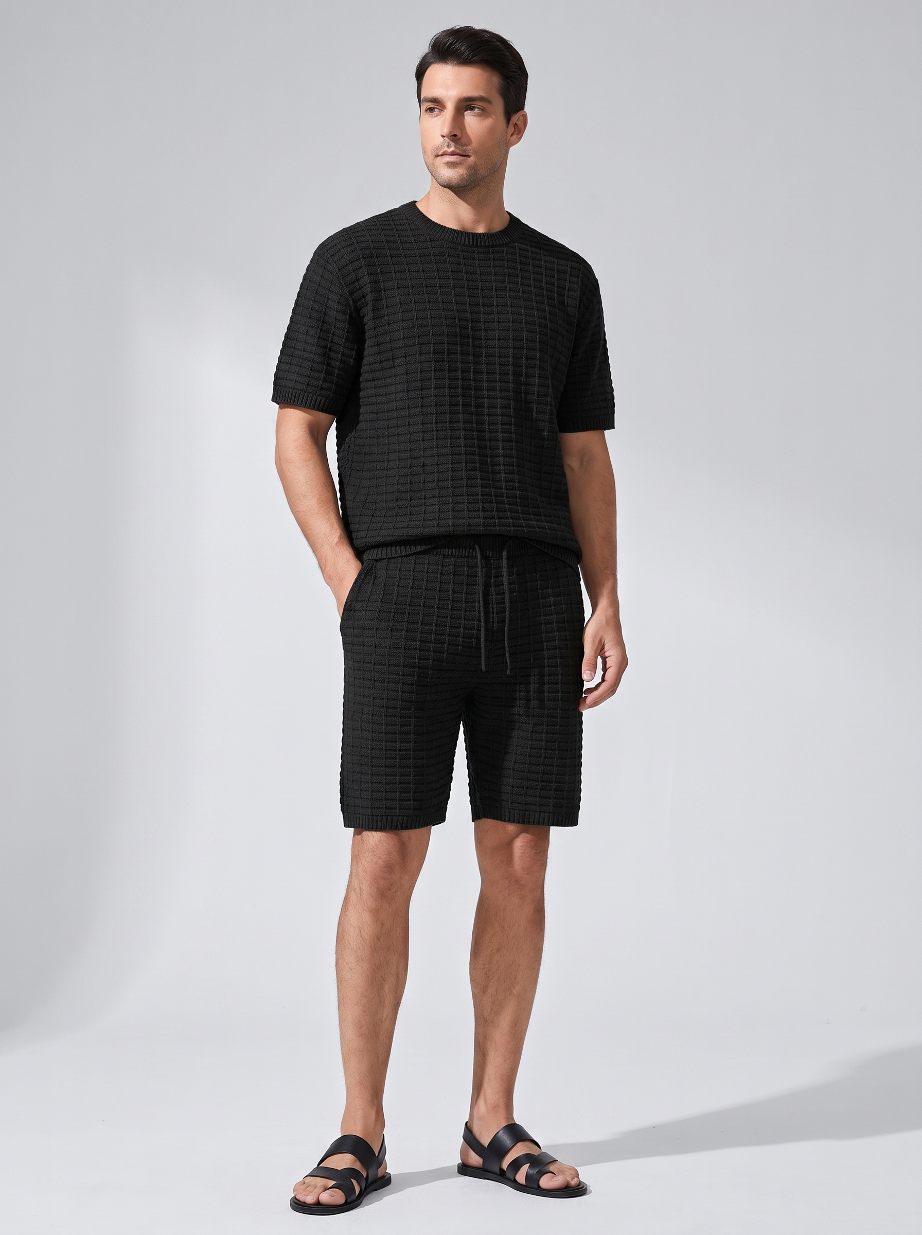 Men's Casual Summer Shirt & Shorts Set