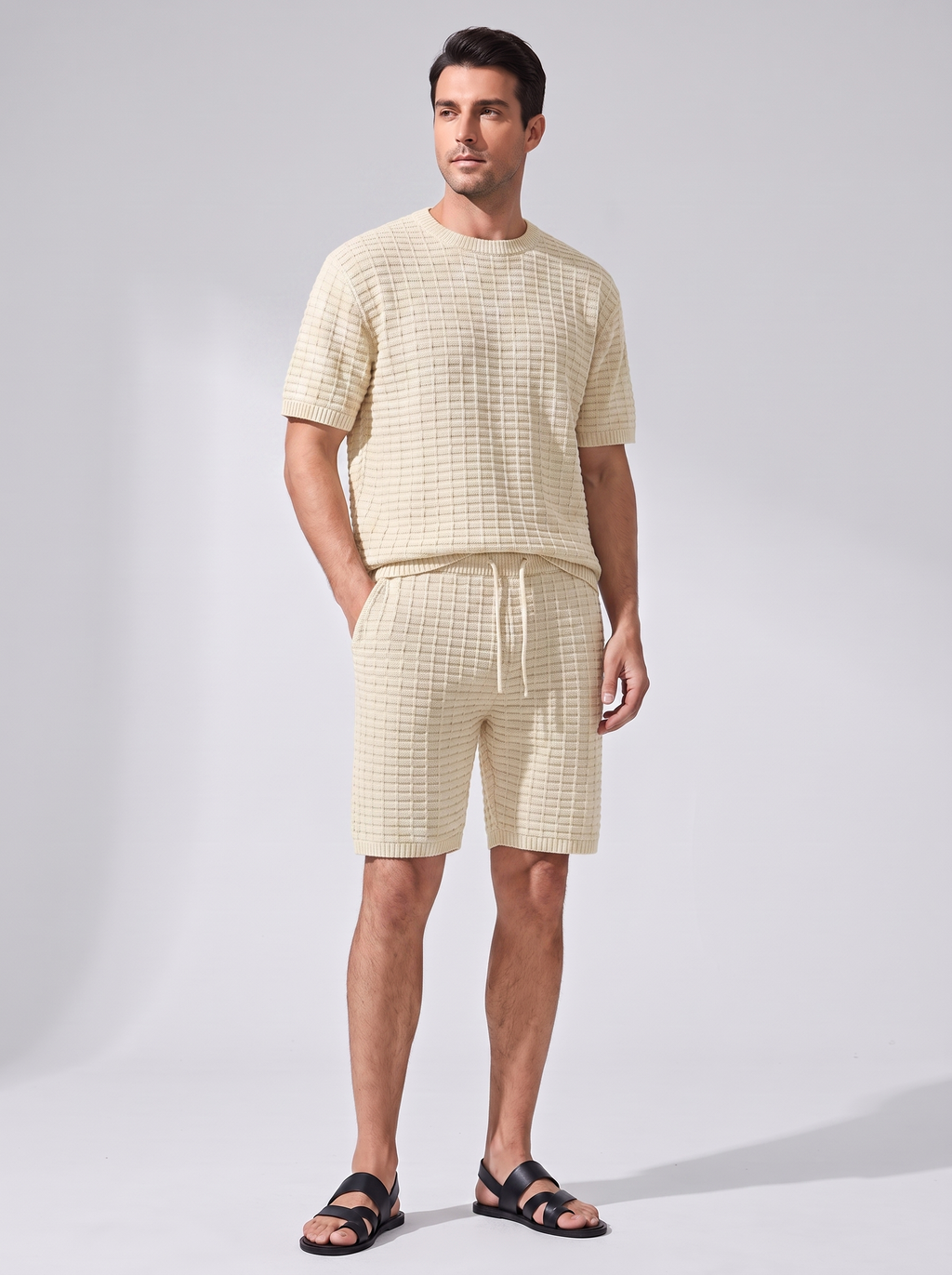 Men's Casual Summer Shirt & Shorts Set