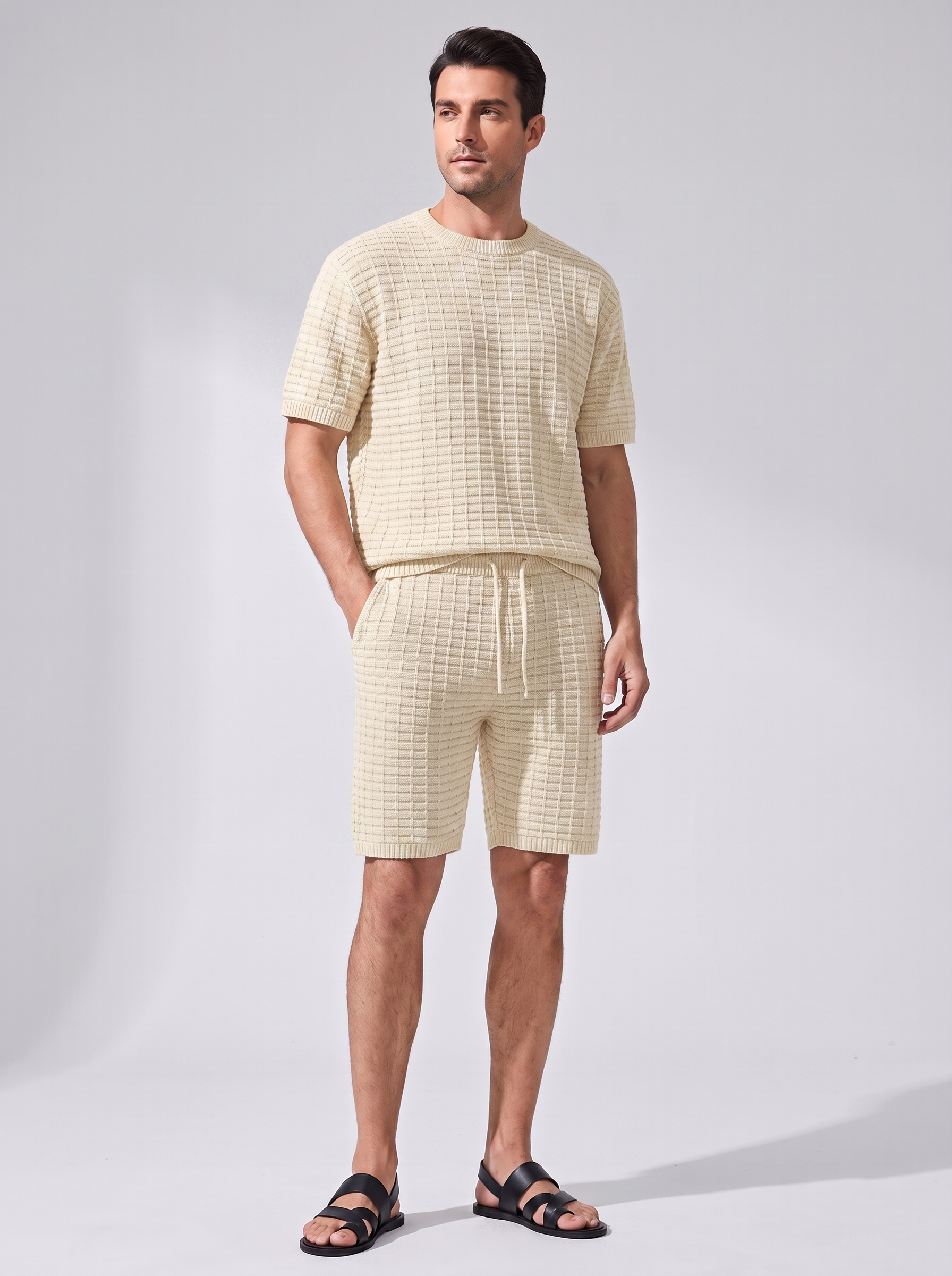 Men's Casual Summer Shirt & Shorts Set