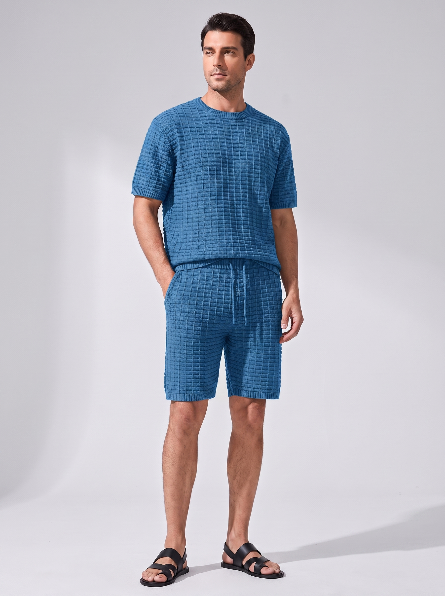 Men's Casual Summer Shirt & Shorts Set