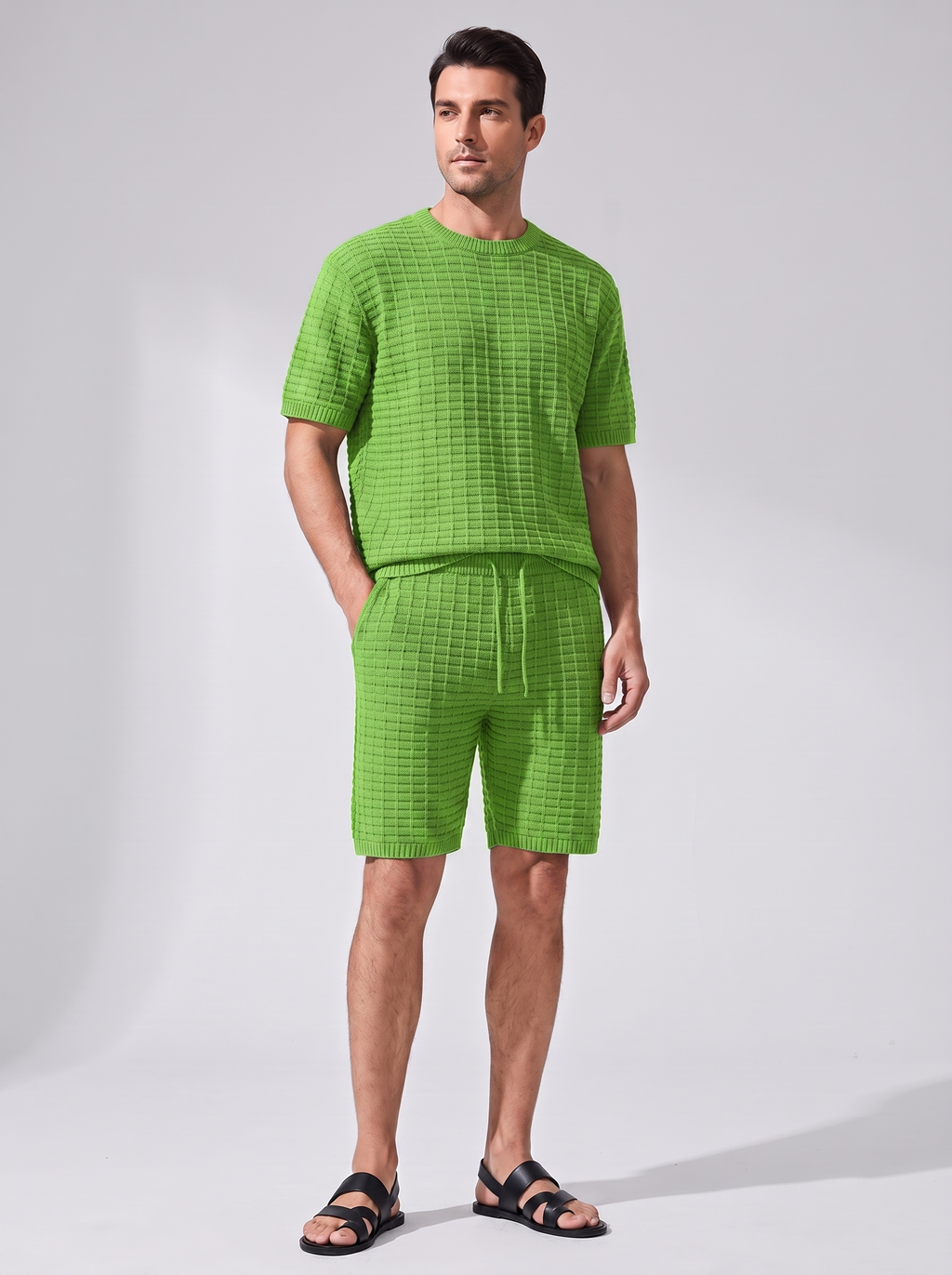 Men's Casual Summer Shirt & Shorts Set