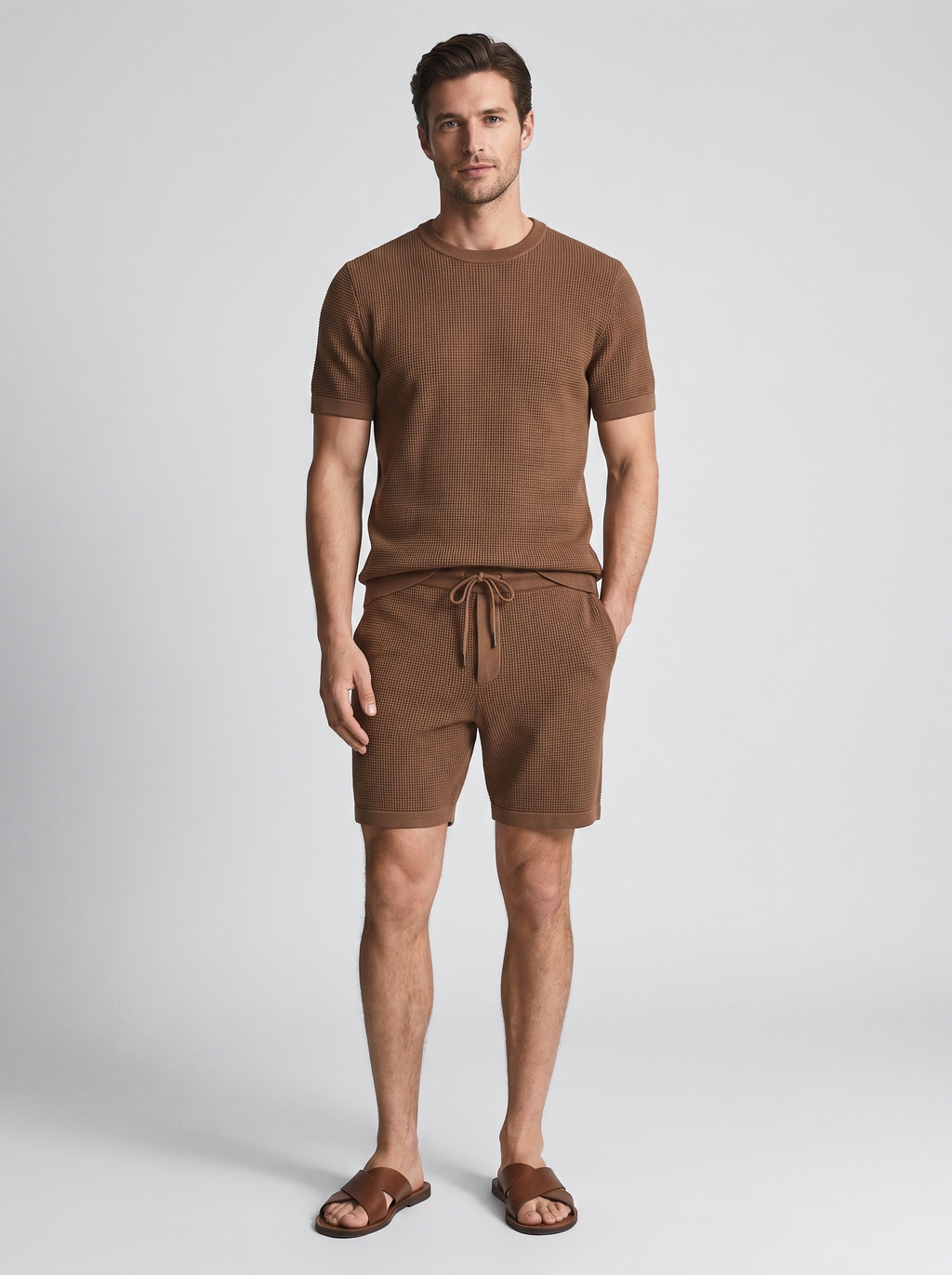 Men's Casual Summer Shirt & Shorts Set