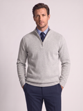 Men's Slim Fit Stand Collar Zipper Sweater for Winter
