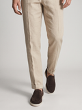 Men's Casual Slip On Shoes - Stylish Suede Flat Square Heel