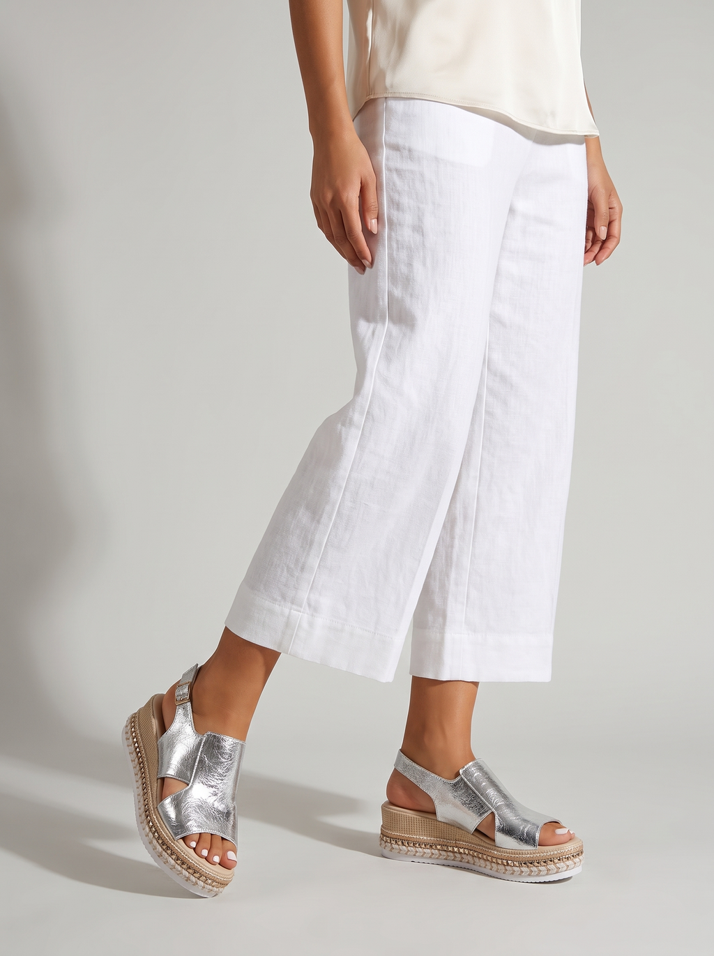 Women's Buckle Wedge Sandals with Hollow Fish Mouth Design