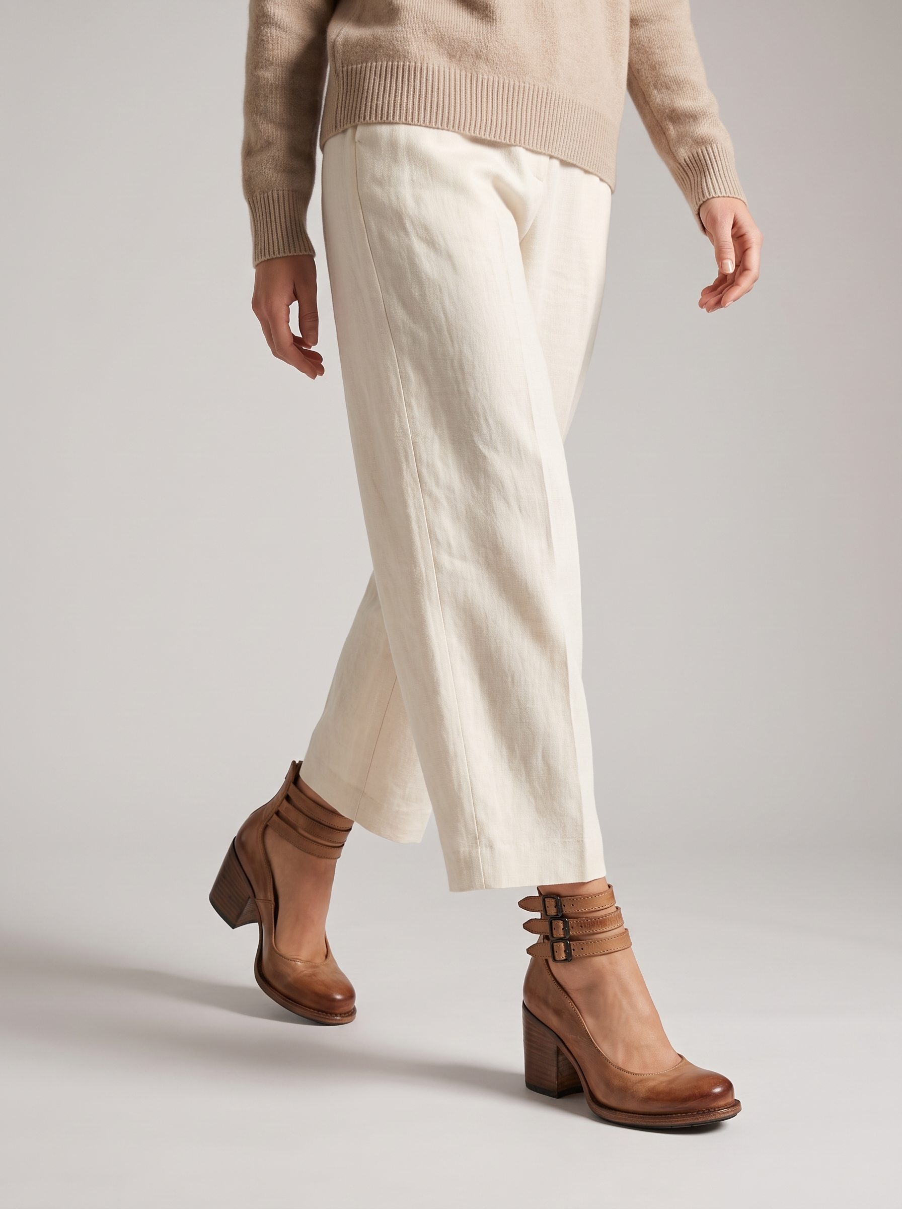 Women's High-Heel Low-Top Buckle Shoes with Crocodile Pattern