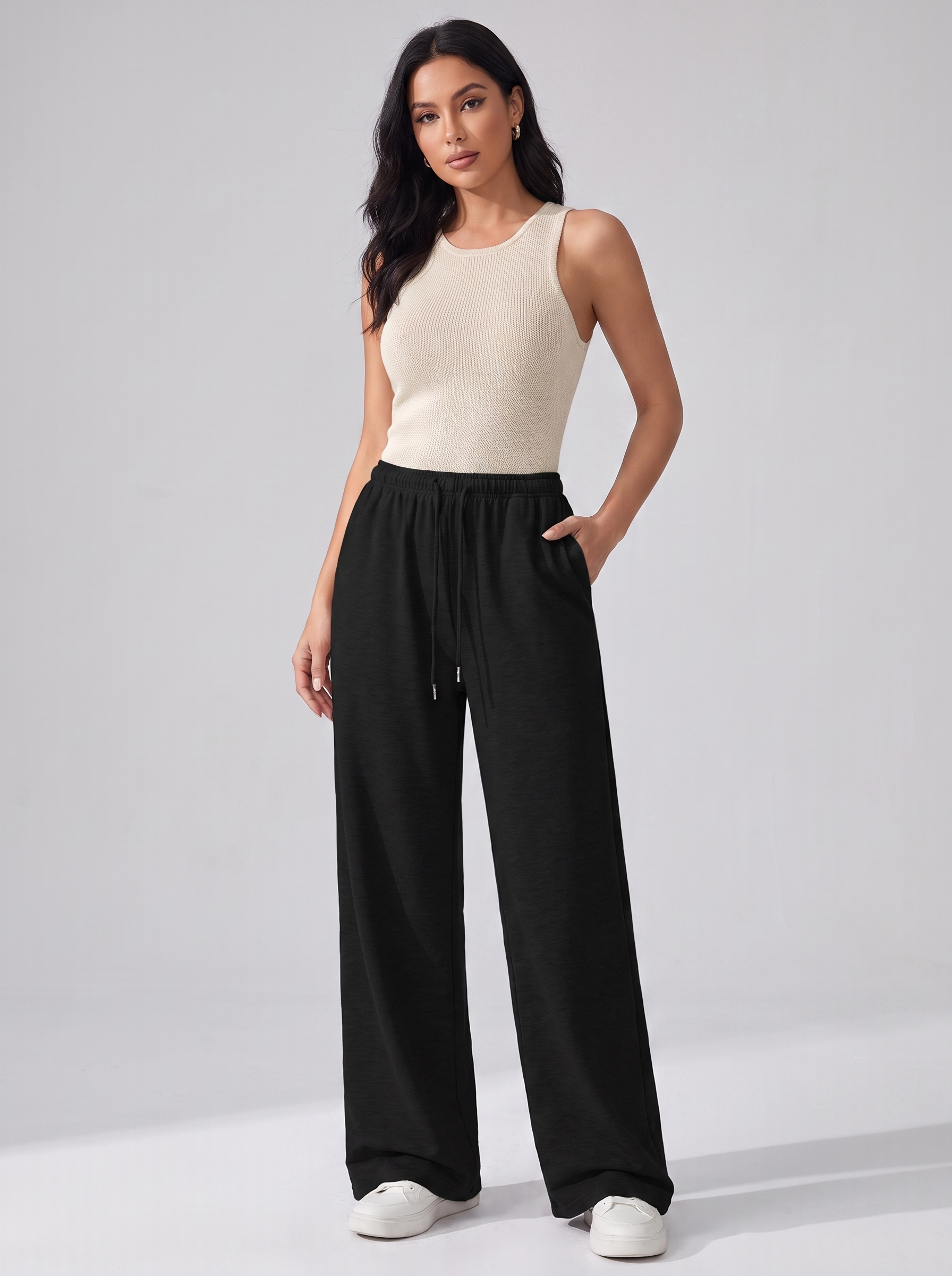 Women's Straight Leg Joggers for Casual Comfort