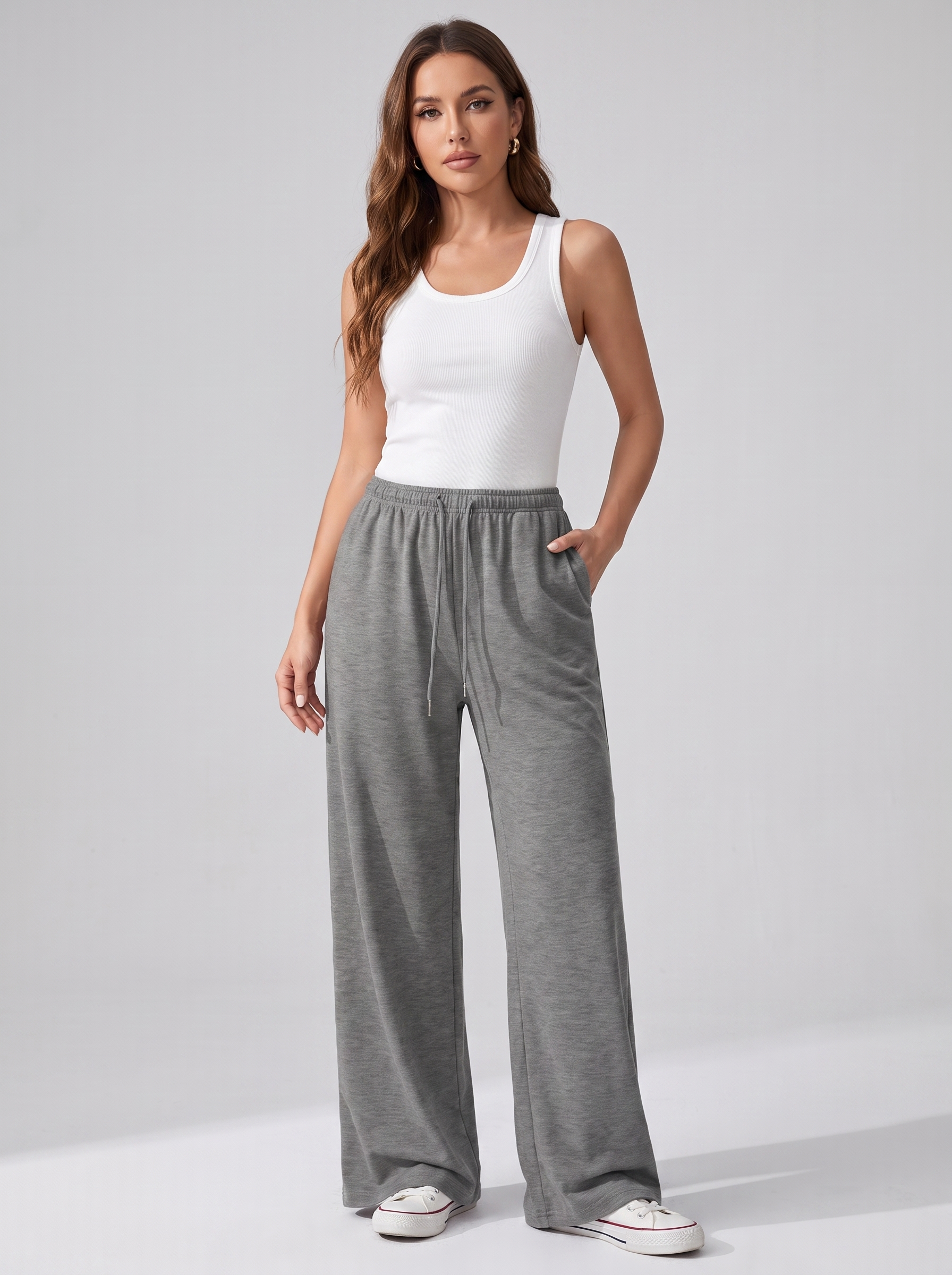 Women's Straight Leg Joggers for Casual Comfort
