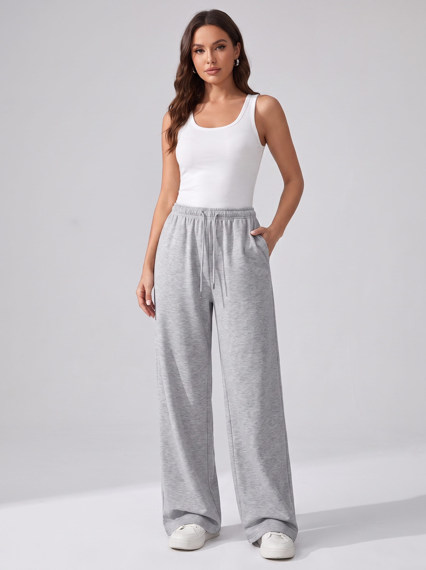 Women's Straight Leg Joggers for Casual Comfort