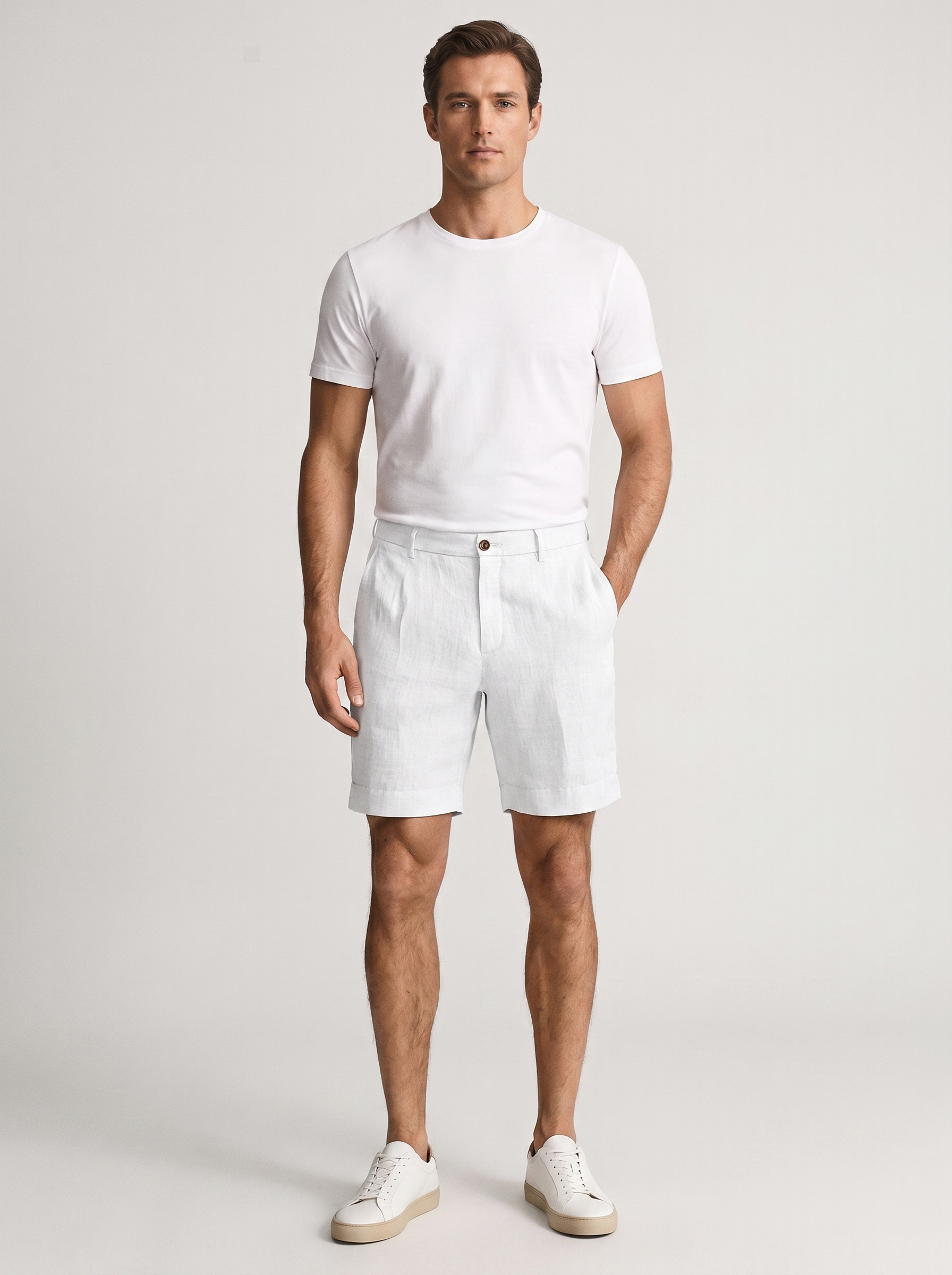 Men's Linen Chino Shorts for Casual Summer Style