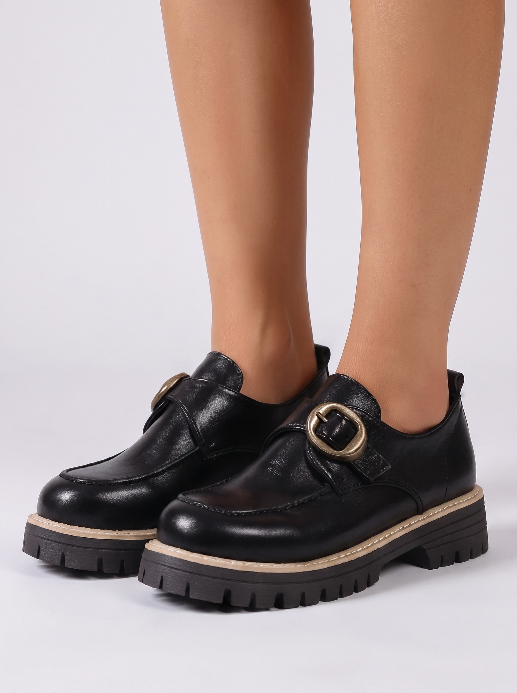 Women’s Loafer Thick-Soled Dress Shoes