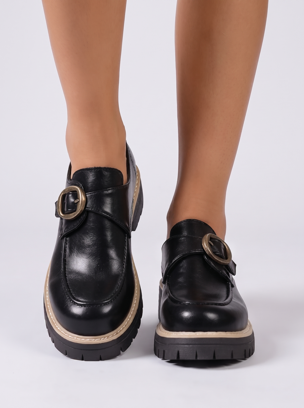 Women’s Loafer Thick-Soled Dress Shoes