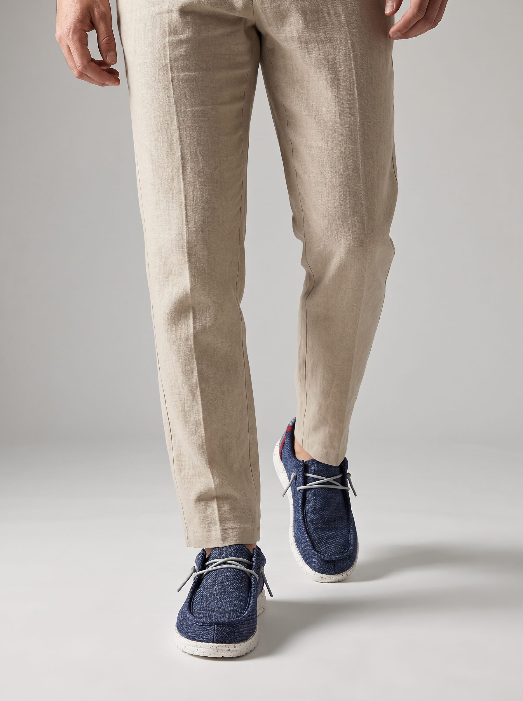 Men's Lightweight Canvas Casual Slip-On Shoes