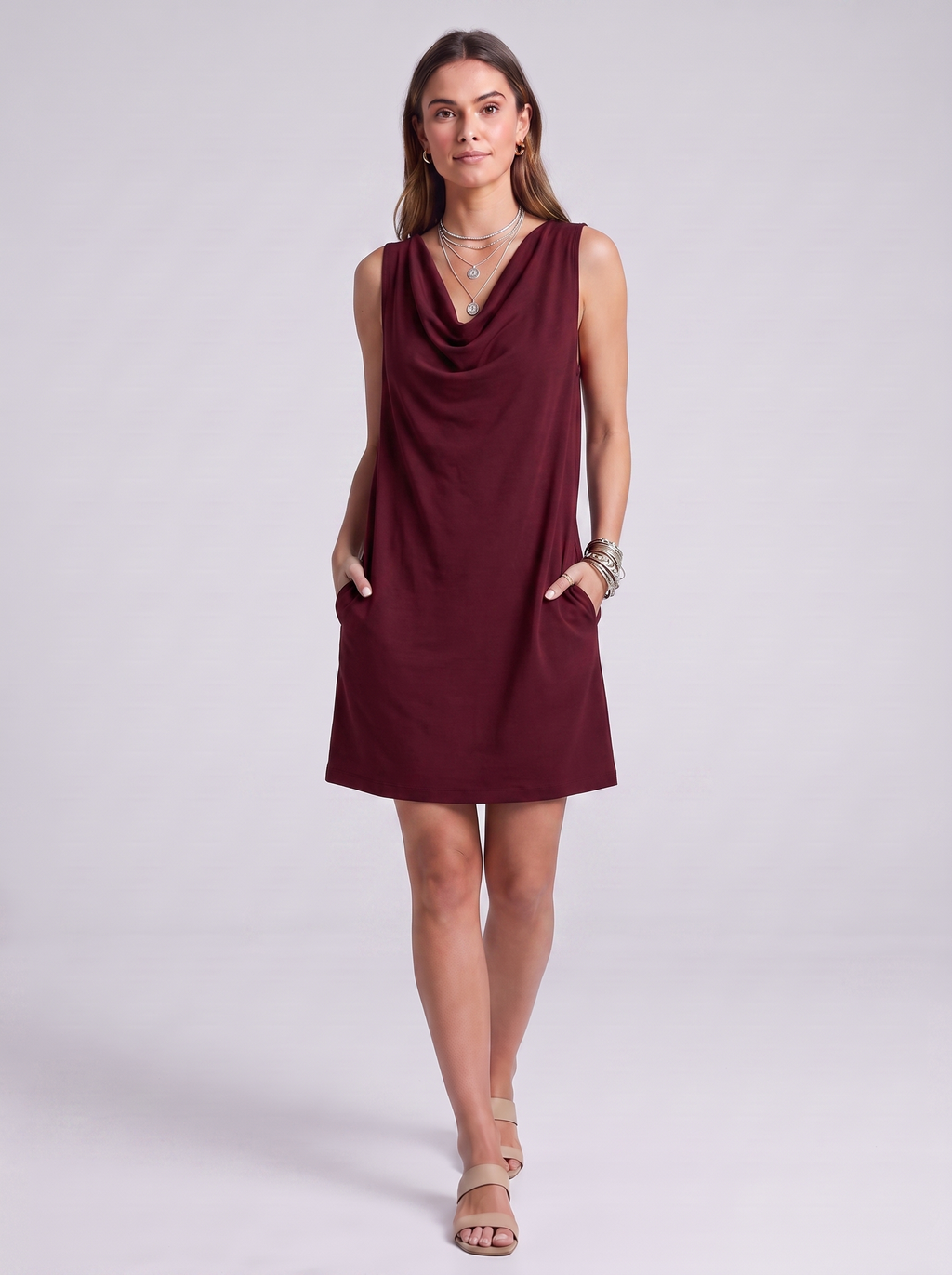 Women's Sleeveless Slim Fit Summer Dress for Evening Events