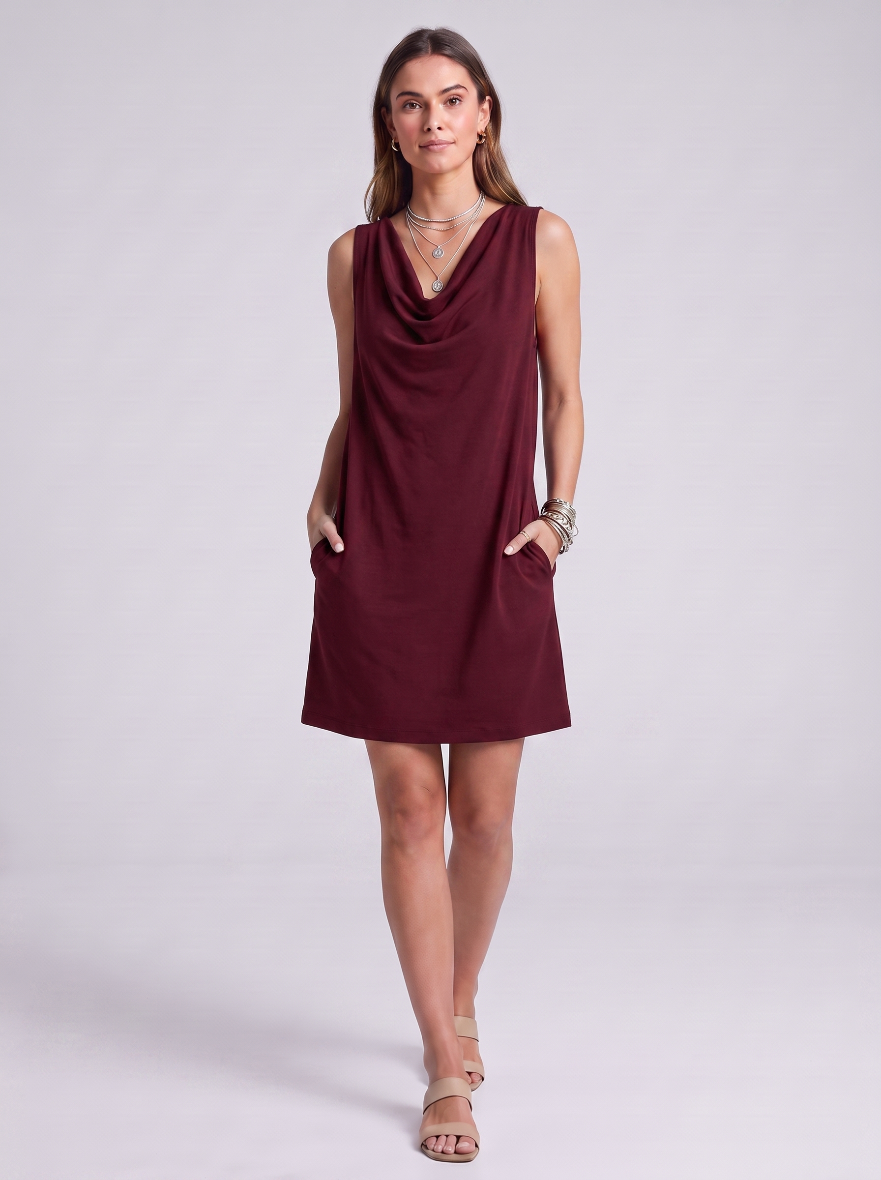 Women's Sleeveless Slim Fit Summer Dress for Evening Events