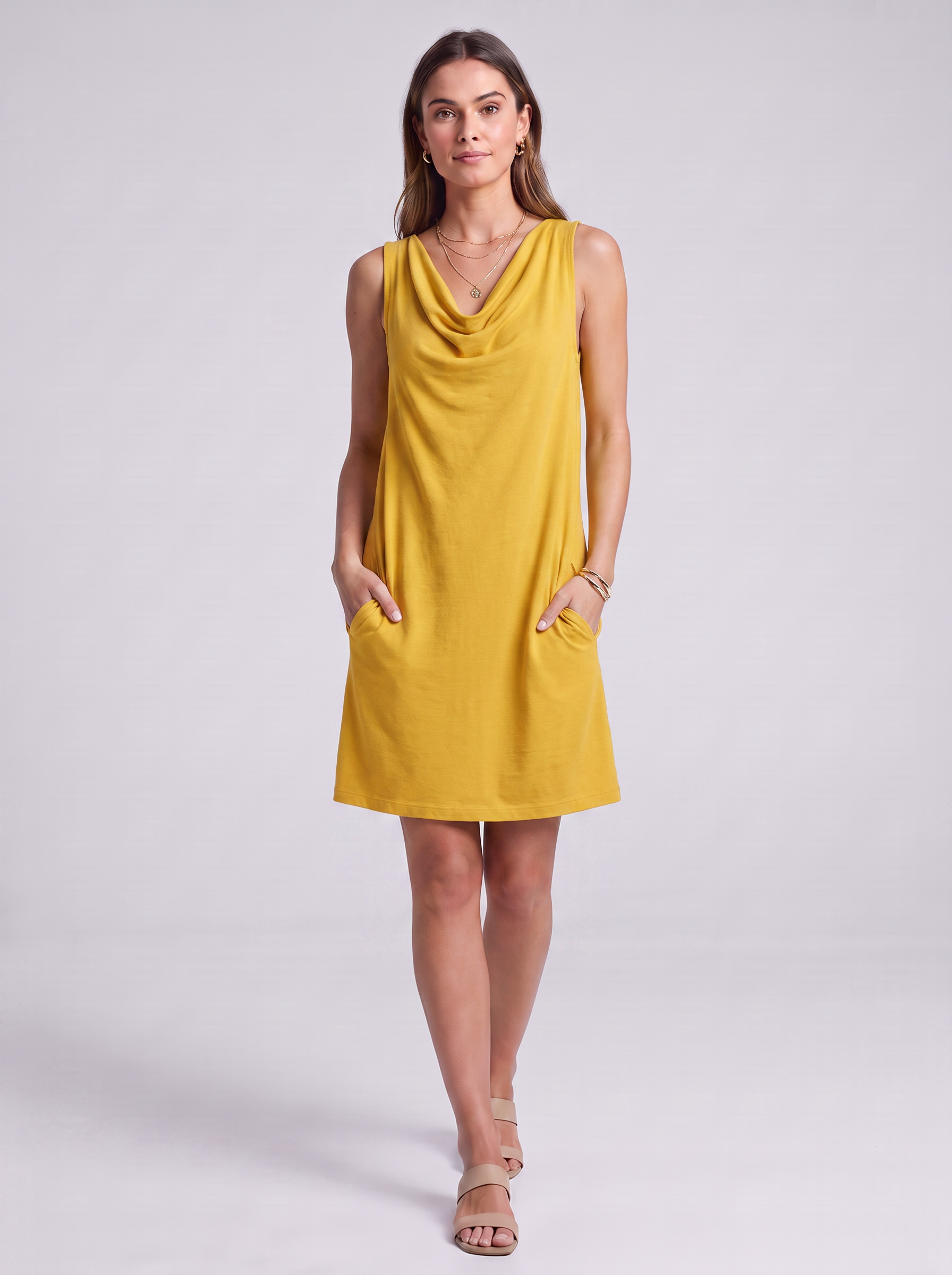 Women's Sleeveless Slim Fit Summer Dress for Evening Events