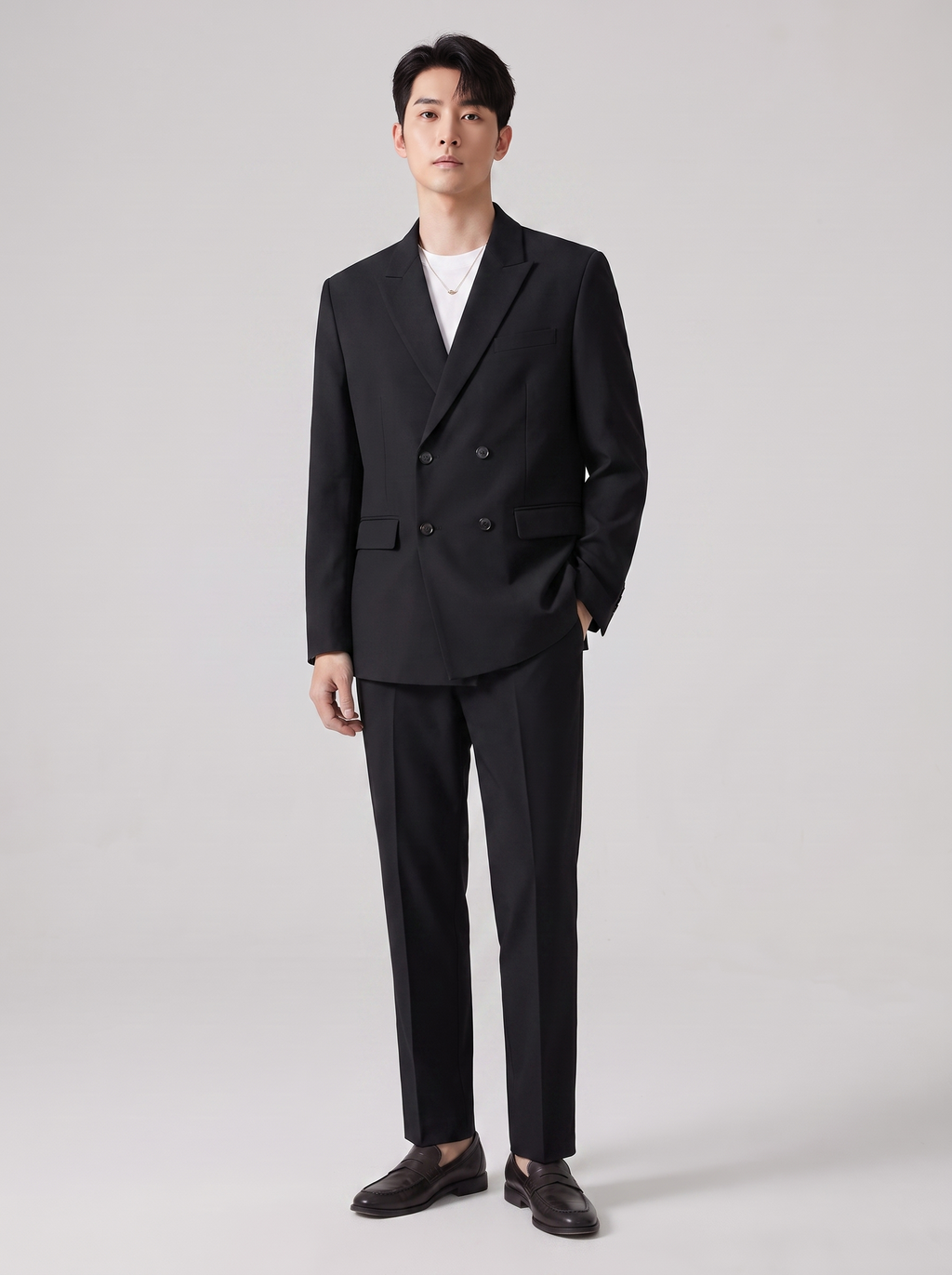 Men's Casual Loose Fit Summer Suit Set