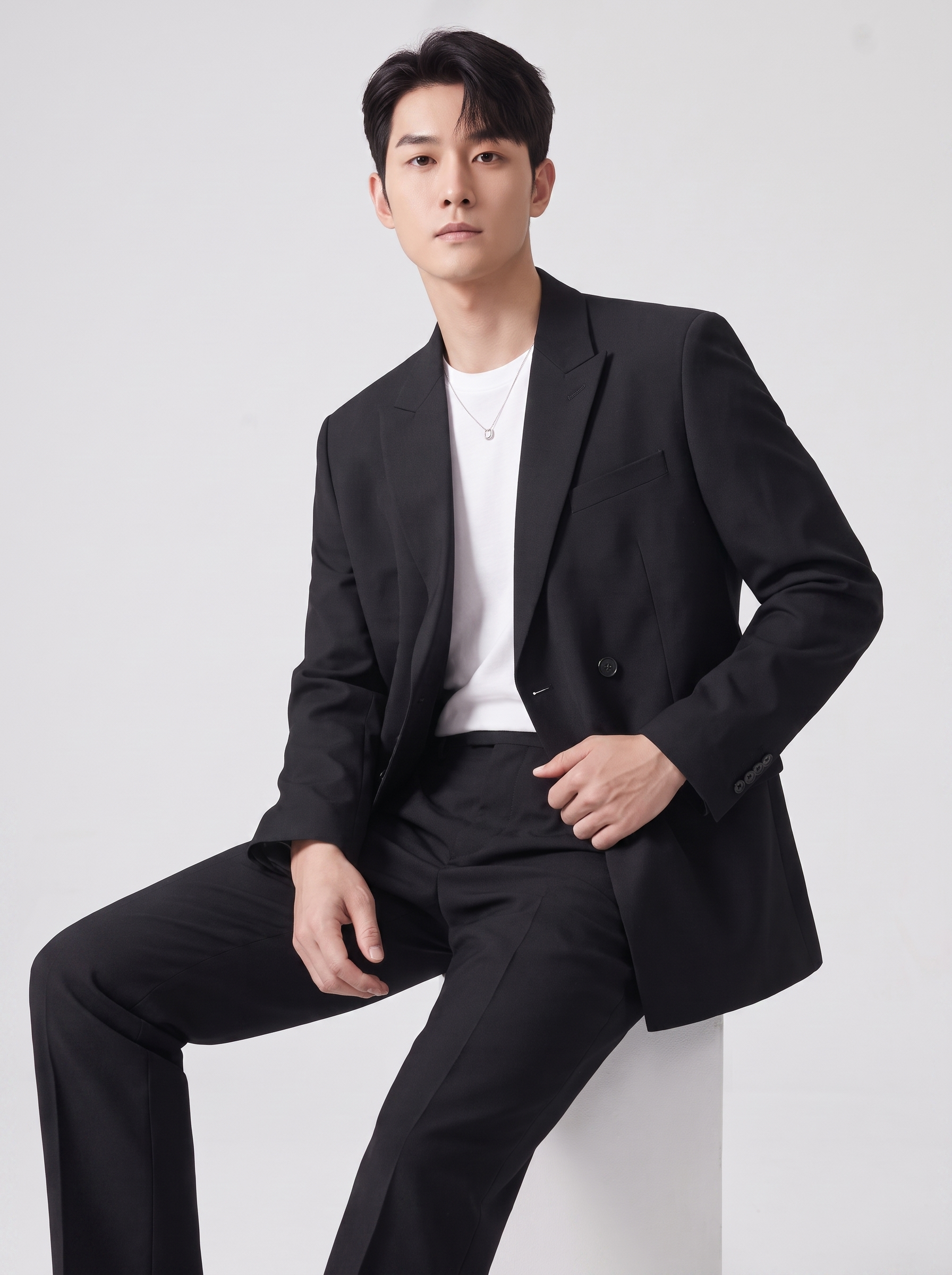 Men's Casual Loose Fit Summer Suit Set