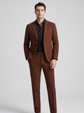 Men's Casual Waffle Pattern Suit