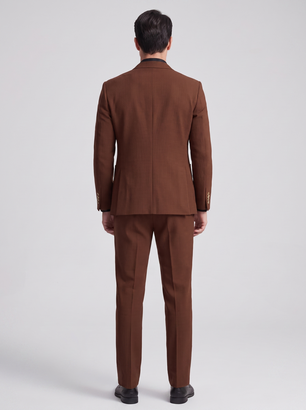 Men's Casual Waffle Pattern Suit