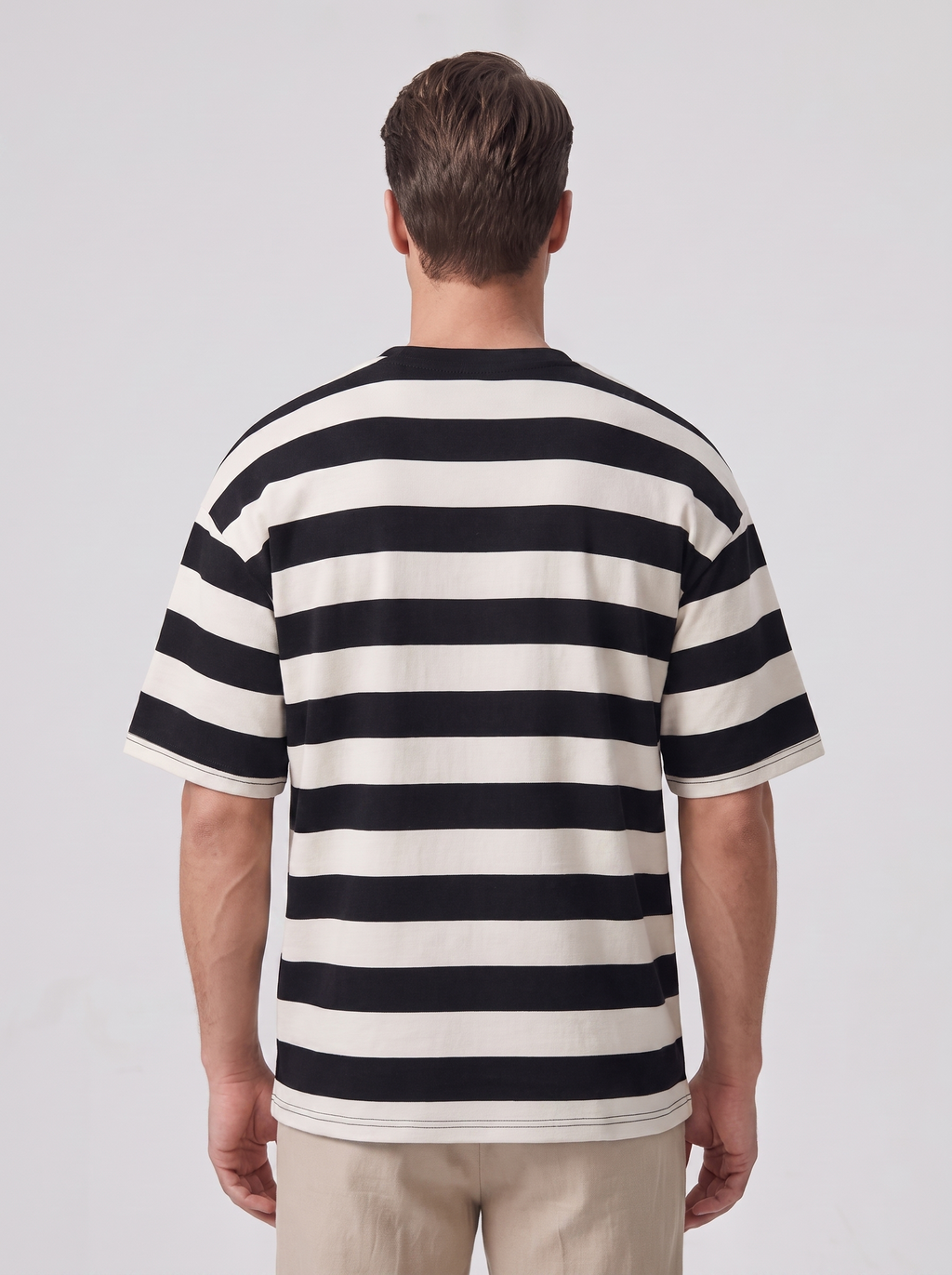 Men's Loose Round Neck Short Sleeve Top