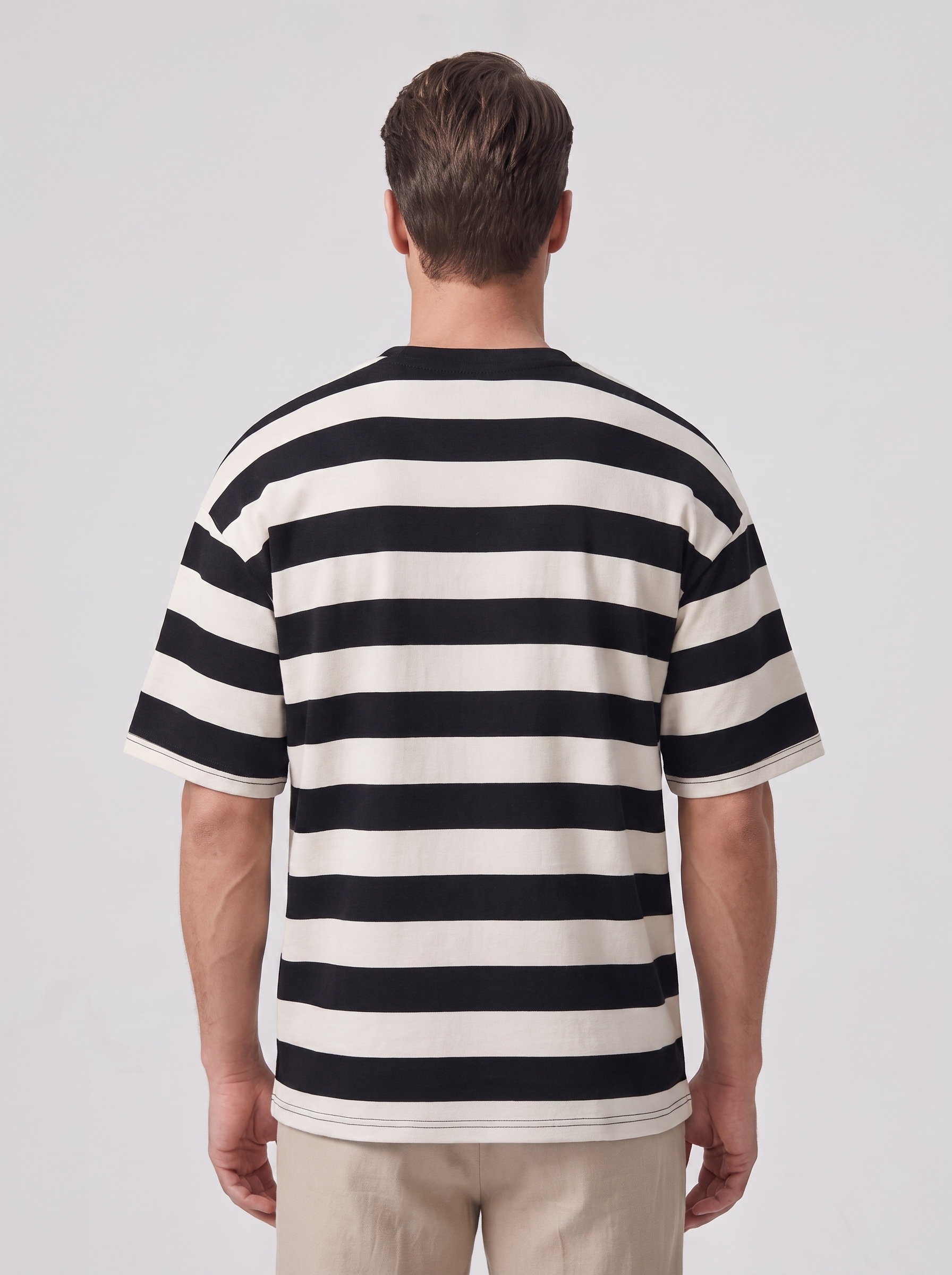 Men's Loose Round Neck Short Sleeve Top