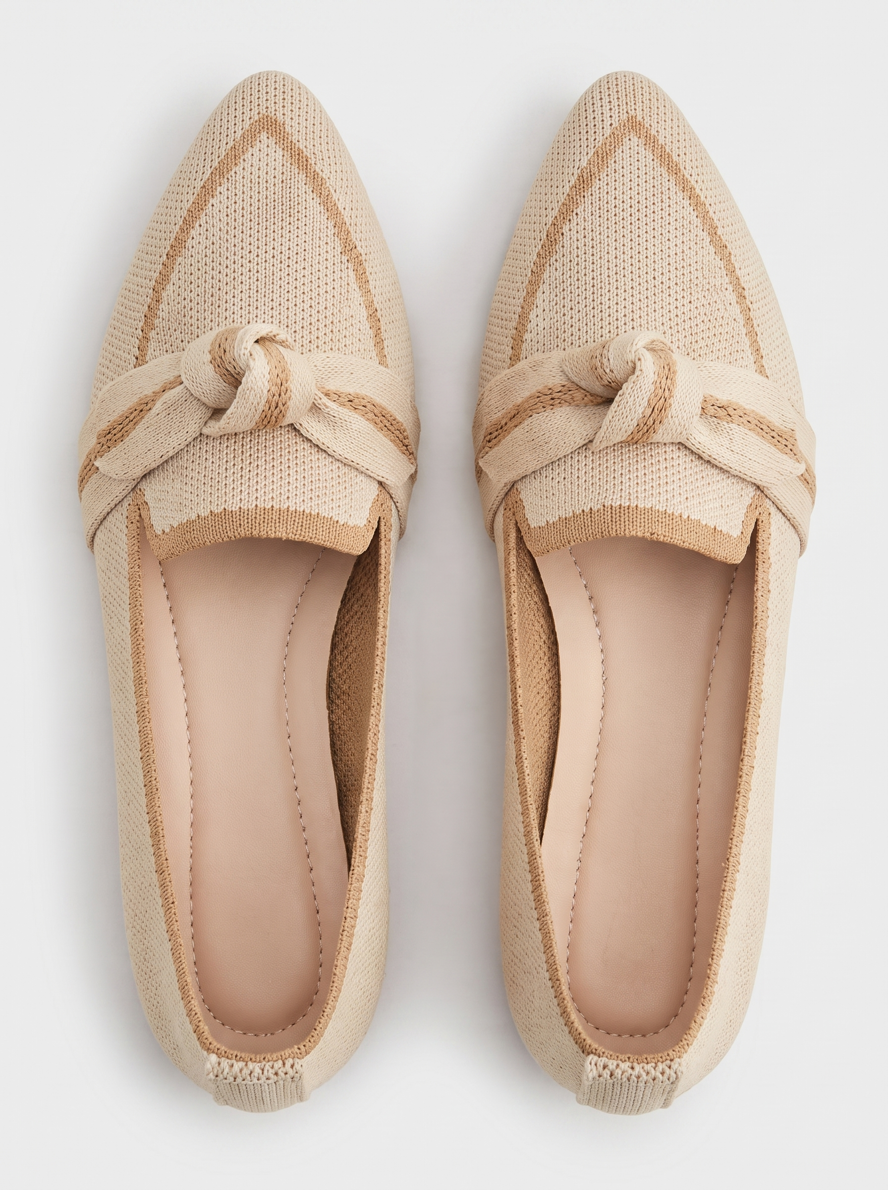 Women's Ballet Flats with Charming Button Details