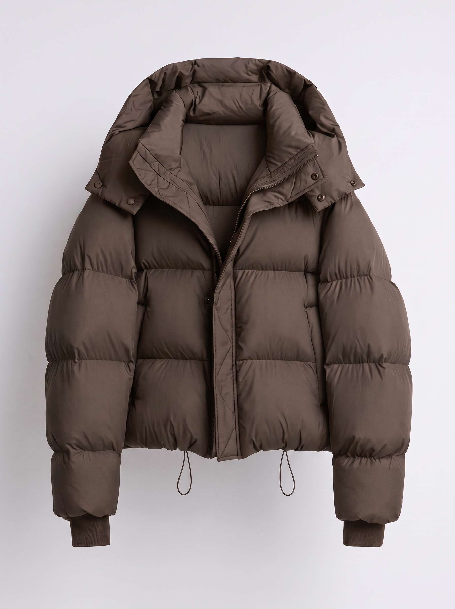 Women's Puffer Jacket – Oversized Hooded Design